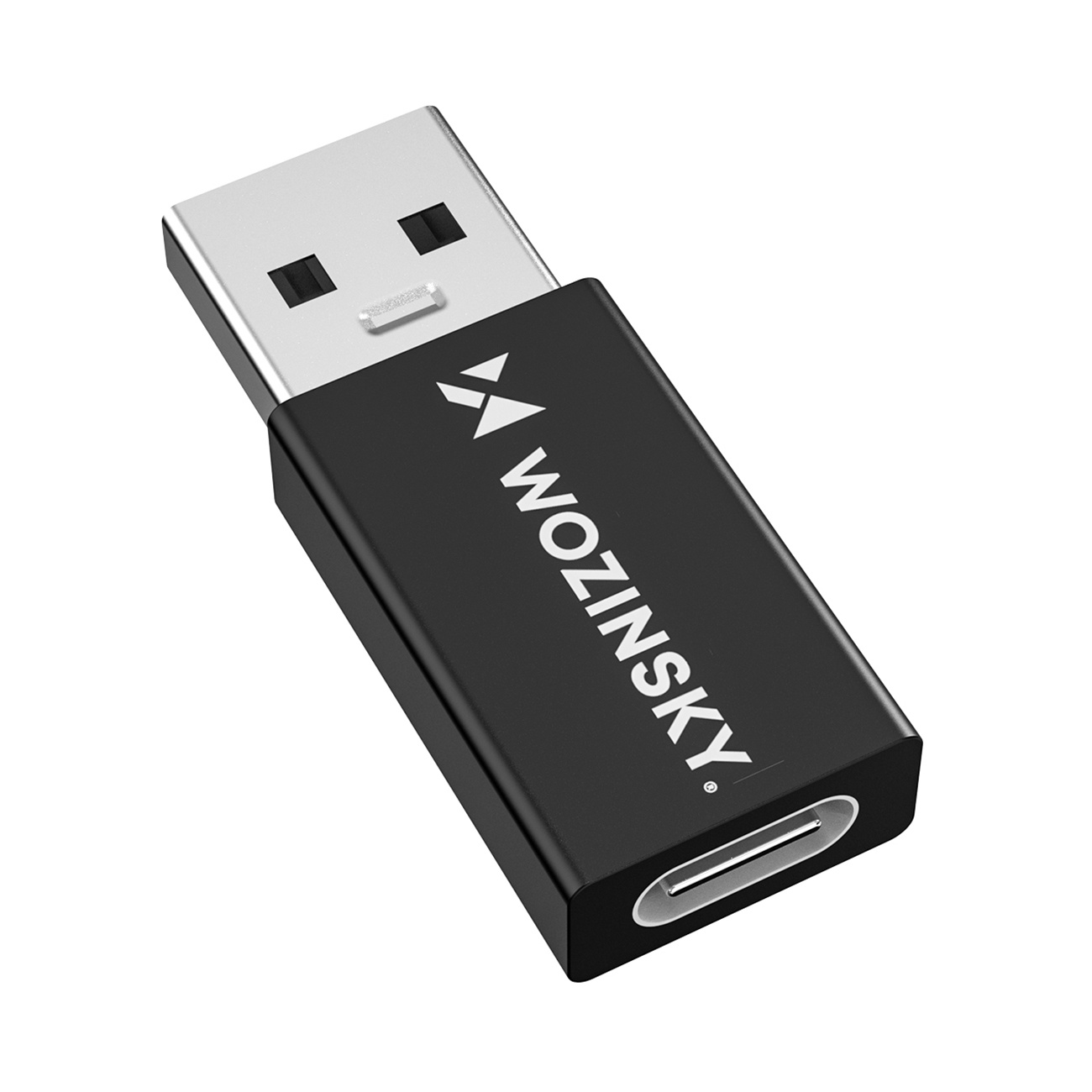 Adapter przejściówka USB-A – USB-C OTG – czarny Adapter przejściówka USB-A – USB-C OTG – czarny