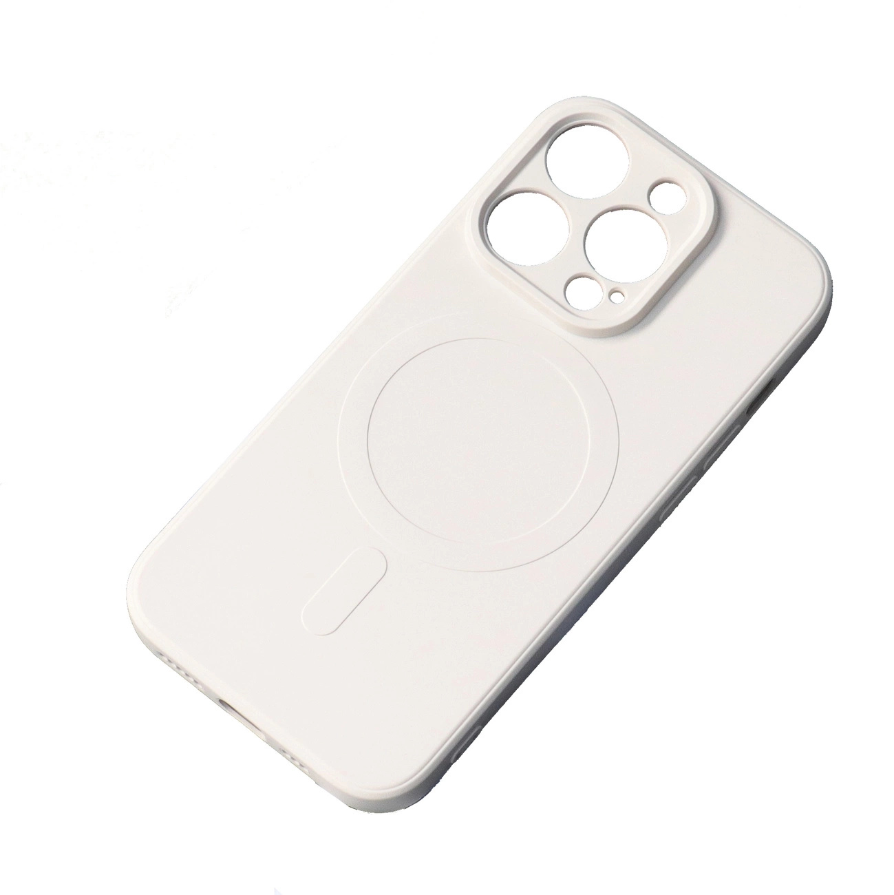 Etui silikonowe na Samsung Galaxy S25 Edge Silicone Case MagSafe – beżowe
