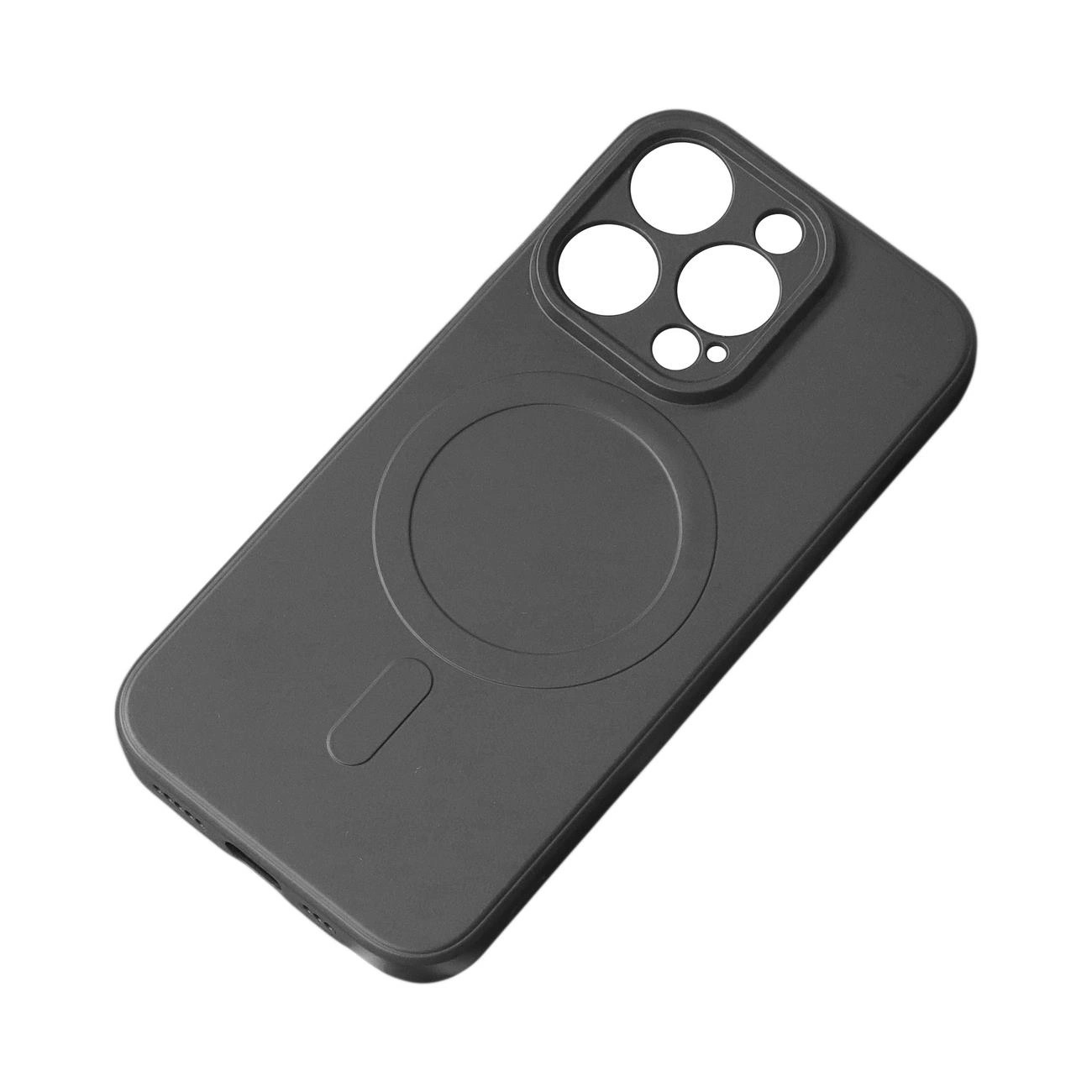 Etui silikonowe na Samsung Galaxy S25 Edge Silicone Case MagSafe – czarne
