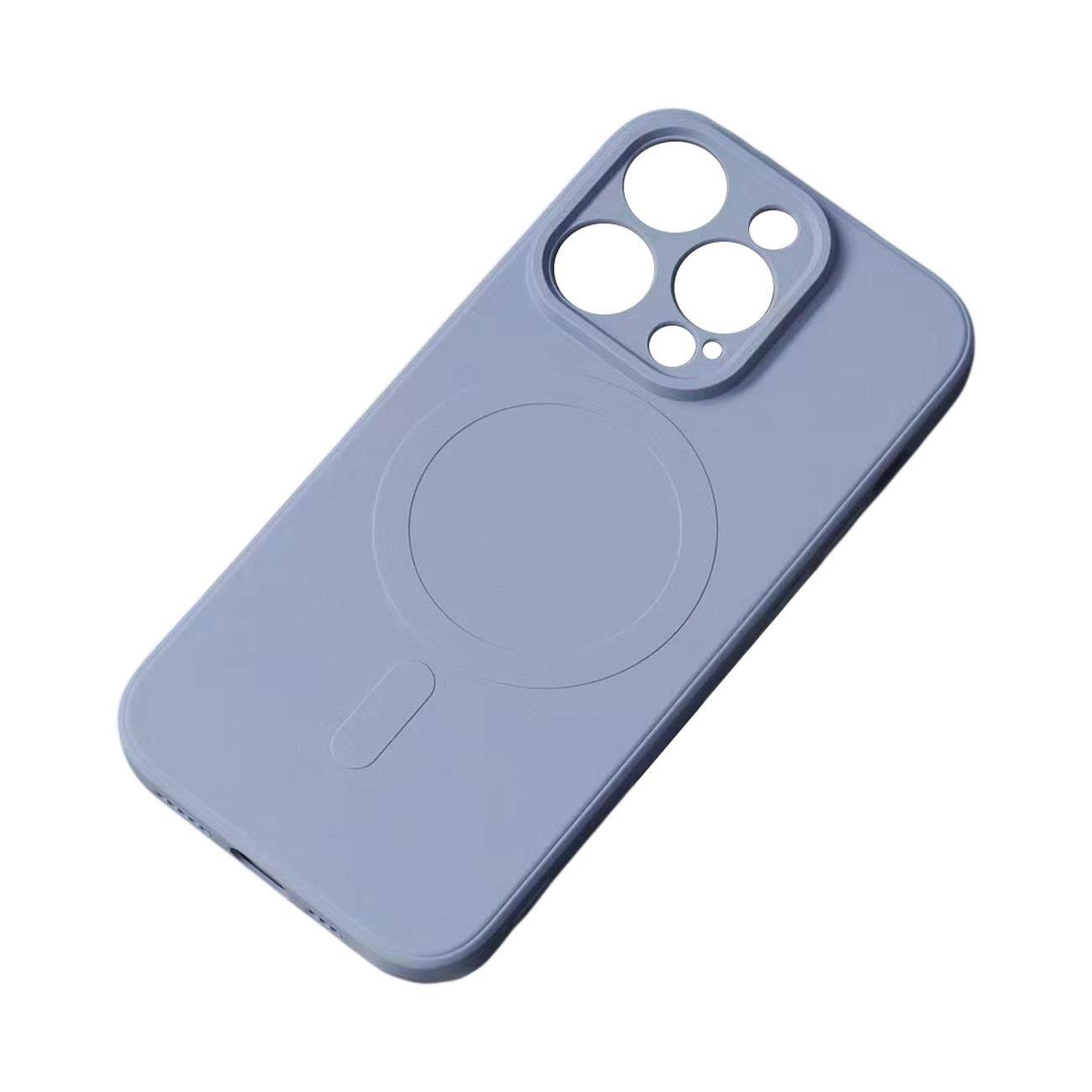 Etui silikonowe na Samsung Galaxy S25 Edge Silicone Case MagSafe – szare Etui silikonowe na Samsung Galaxy S25 Edge Silicone Case MagSafe – szare