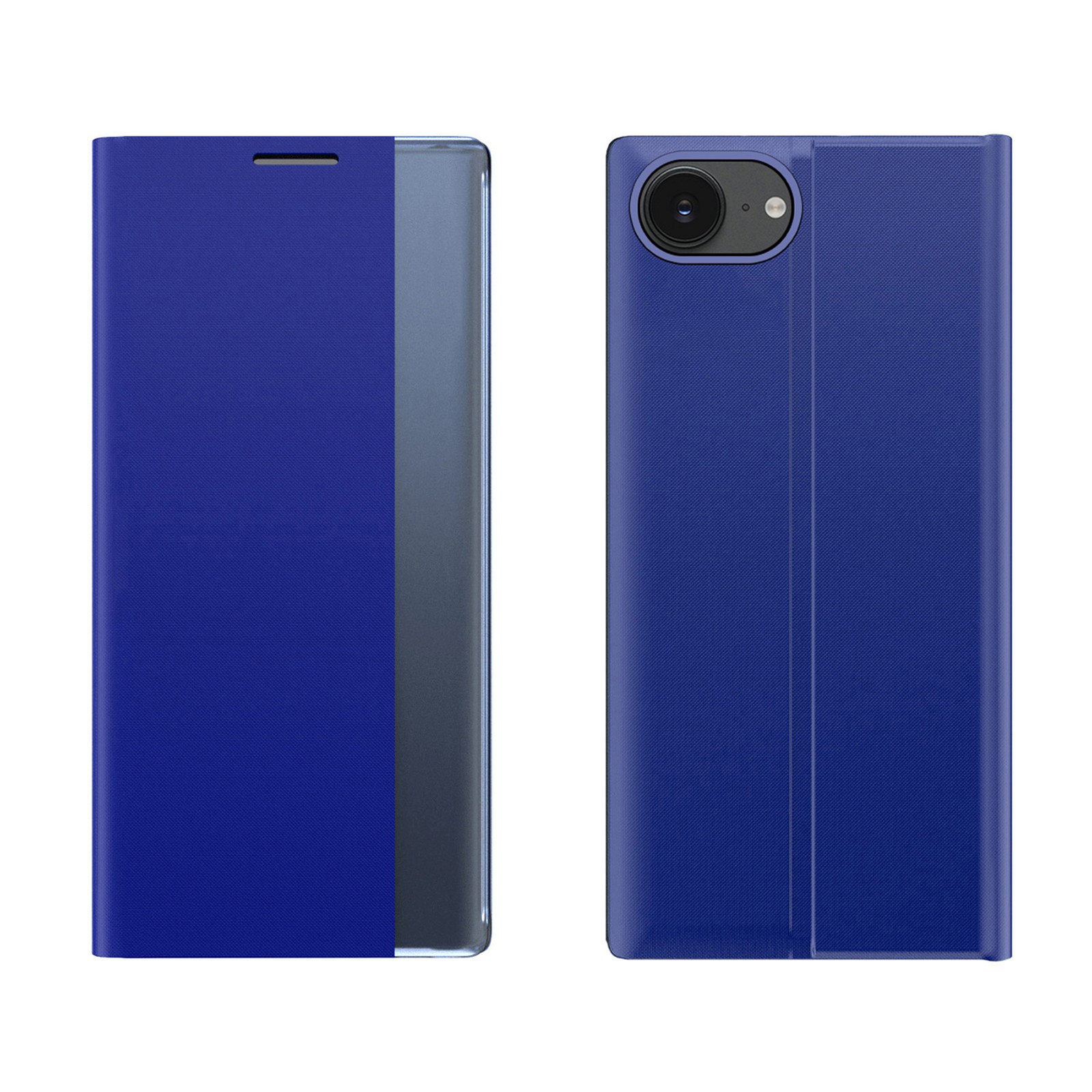 Etui pokrowiec z klapką podstawką na iPhone 16e New Sleep Case – niebieski Etui pokrowiec z klapką podstawką na iPhone 16e New Sleep Case – niebieski