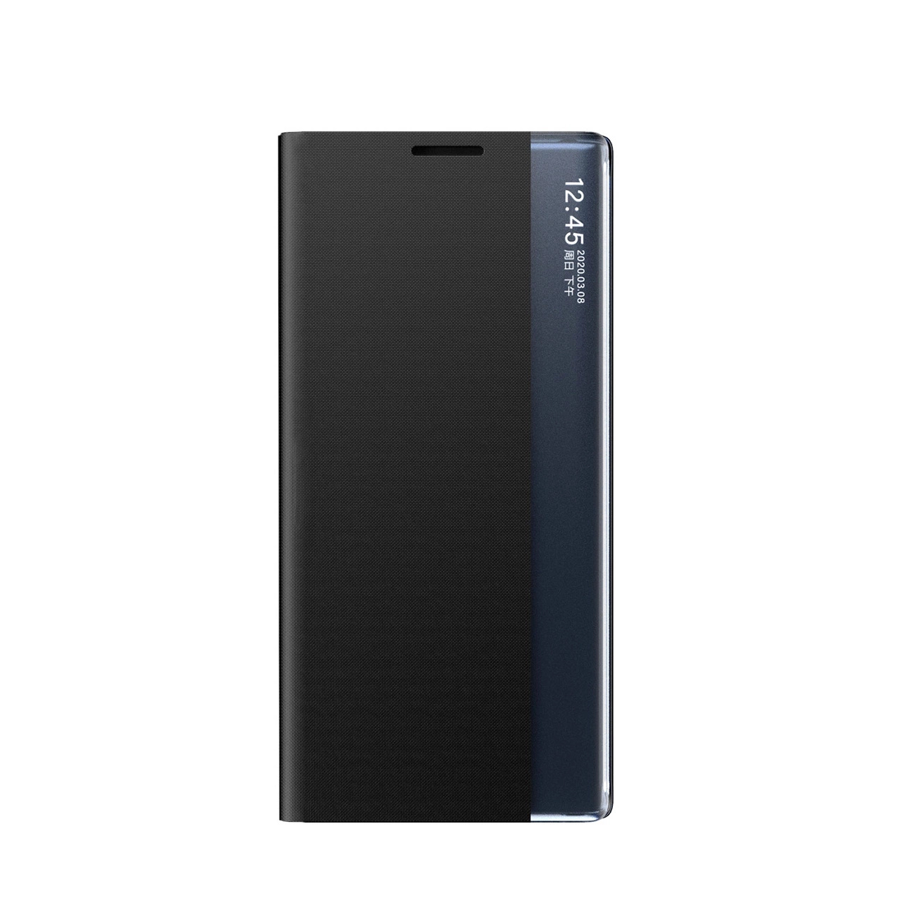 Etui pokrowiec na Samsung Galaxy S25 Edge z klapką podstawką New Sleep Case – czarne