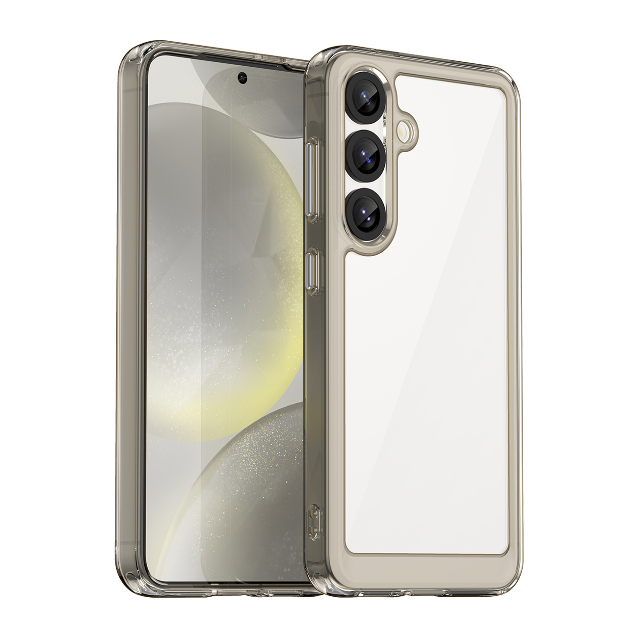 Etui pokrowiec na Samsung Galaxy S25 Edge z elastyczną ramką Outer Space Case – półprzezroczyste Etui pokrowiec na Samsung Galaxy S25 Edge z elastyczną ramką Outer Space Case – półprzezroczyste