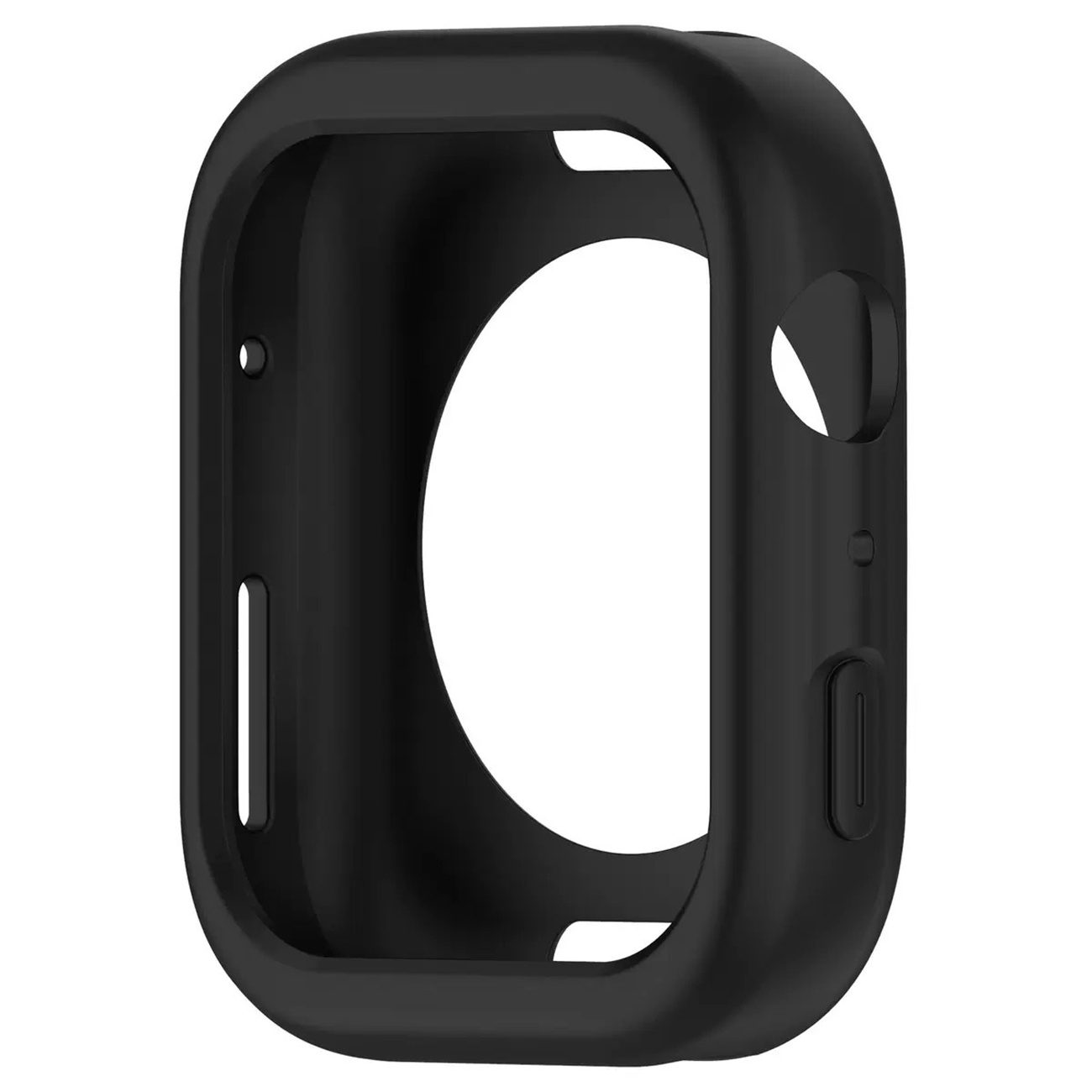Etui na Apple Watch Series 1/2/3 42 mm Silicone Watch Case – czarne