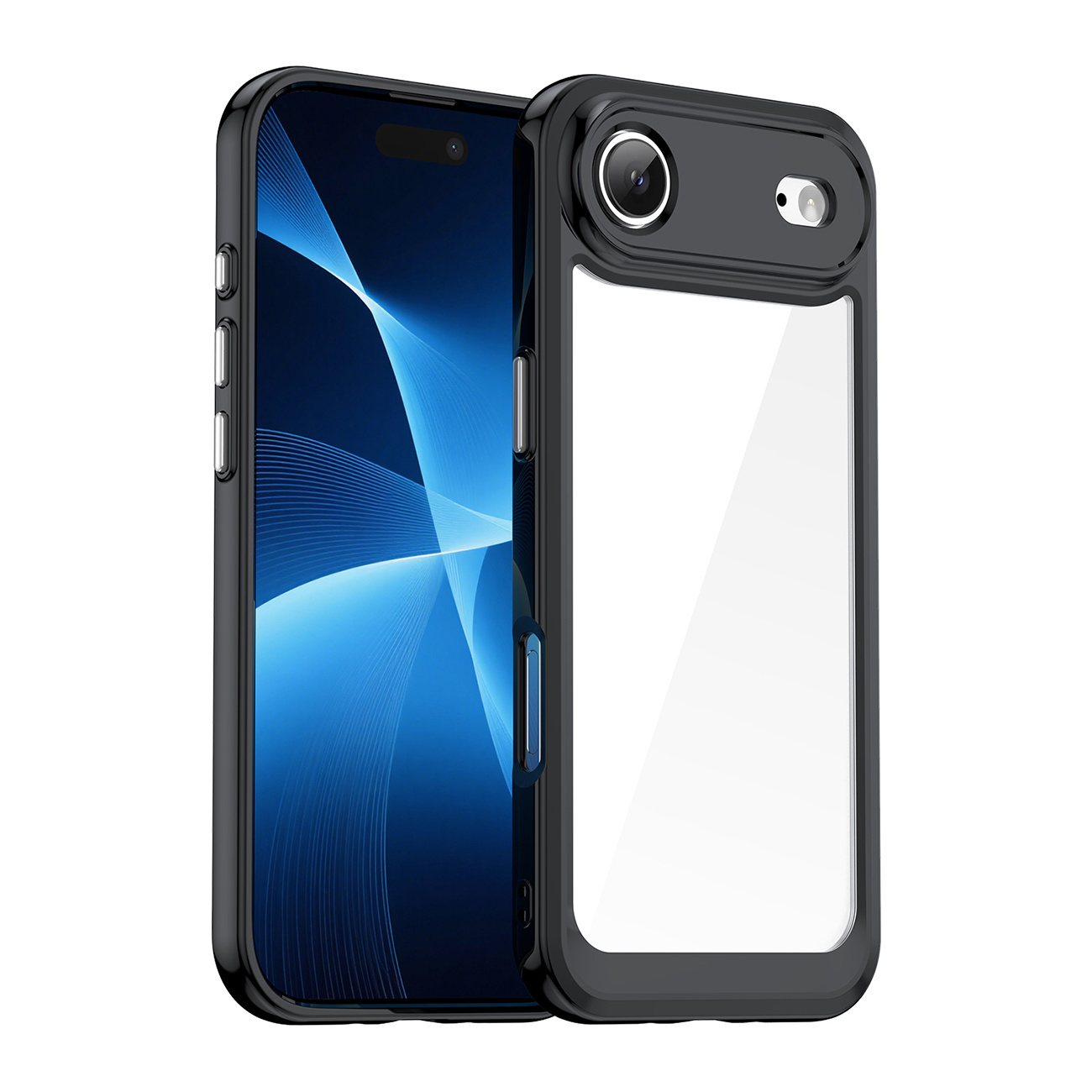Etui case pokrowiec na iPhone 17 Air Outer Space – czarne przezroczyste Etui case pokrowiec na iPhone 17 Air Outer Space – czarne przezroczyste