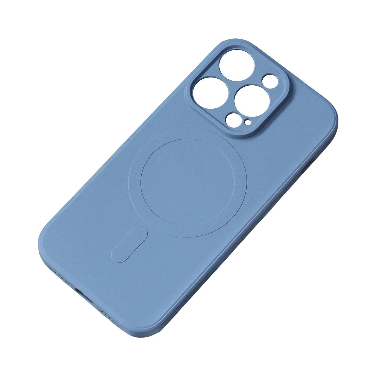 Etui ochronne plecki na Samsung Galaxy A36 5G MagSafe Silicone Case – niebieskie Etui ochronne plecki na Samsung Galaxy A36 5G MagSafe Silicone Case – niebieskie