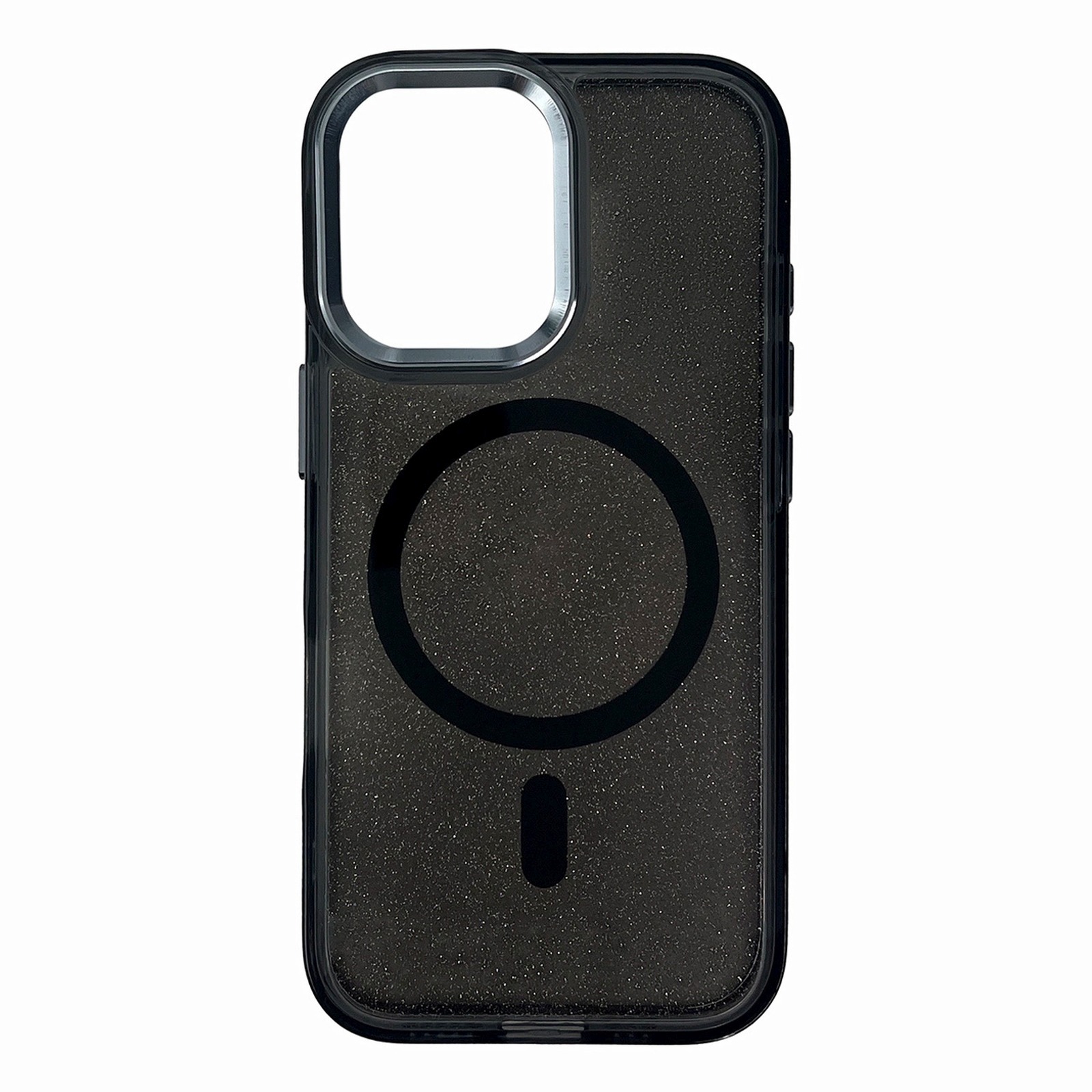 Etui brokatowe na iPhone 17 Pro Max MagSafe Glitter Case – czarne