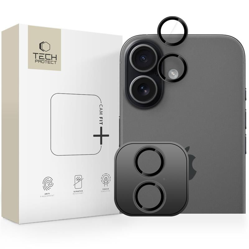 Osłona apartu kamery na iPhone 17 Camalloy Fit+ – czarna Osłona apartu kamery na iPhone 17 Camalloy Fit+ – czarna
