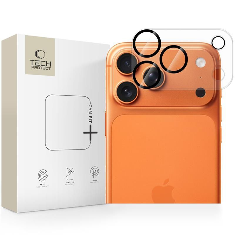 Osłona aparatu obiektywu na iPhone 17 Pro Cam Fit+ – przezroczysta