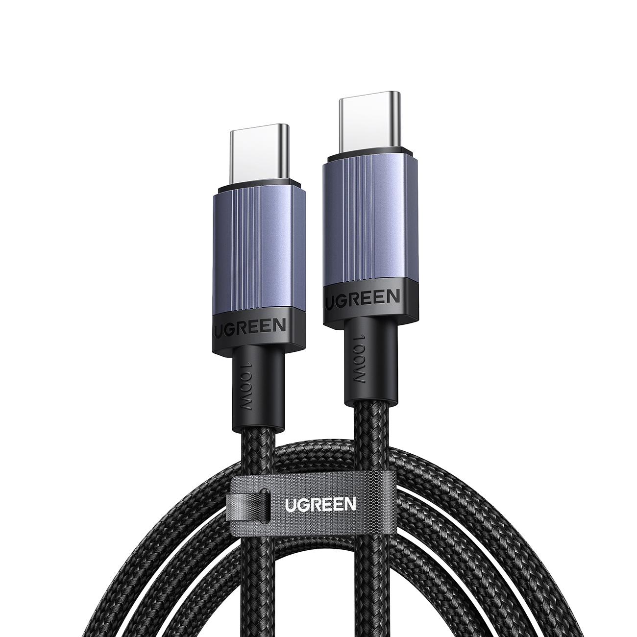 Kabel przewód USB-C PD 100W 5A 1m – czarny