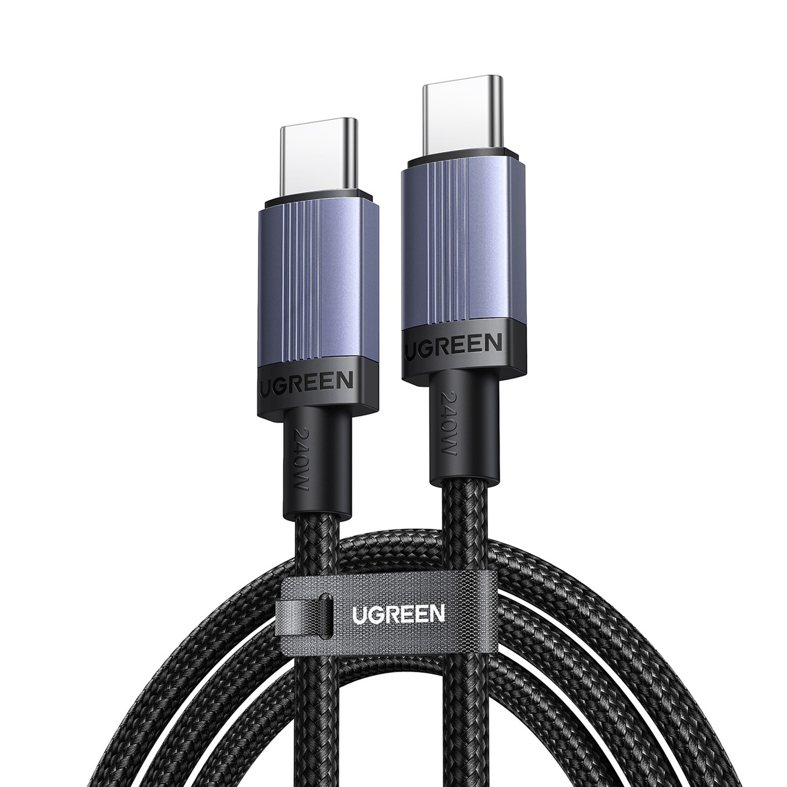 Kabel przewód USB-C PD 240W 0.5m – czarny