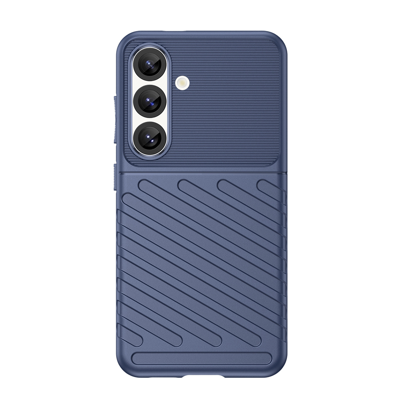 Etui silikonowy pancerny pokrowiec do Samsung Galaxy S25 Thunder Case – niebieski