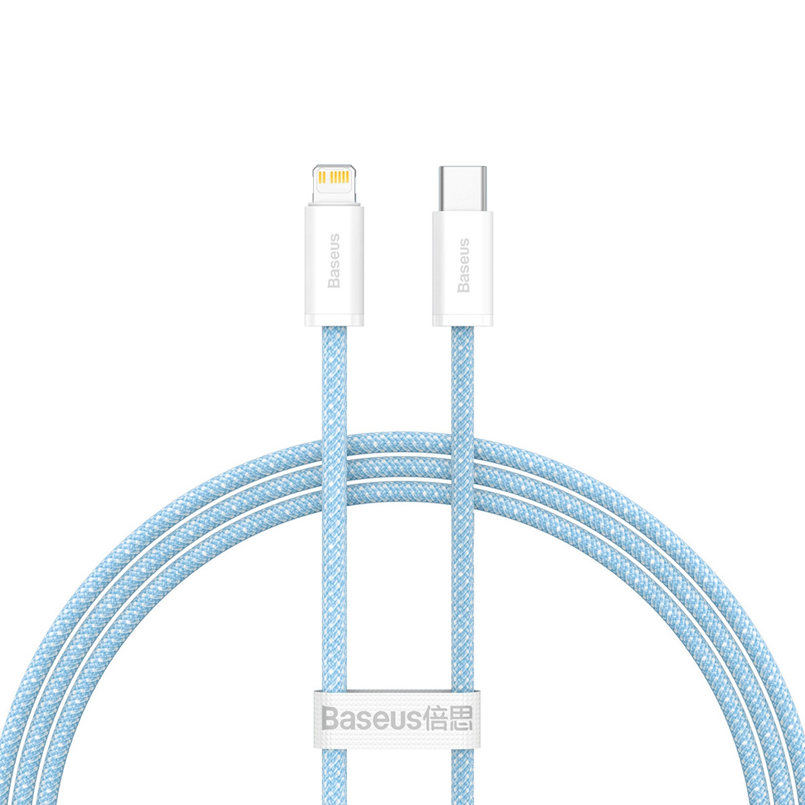 Kabel przewód USB-C – iPhone Lightning Dynamic Series 20W 1m – niebieski