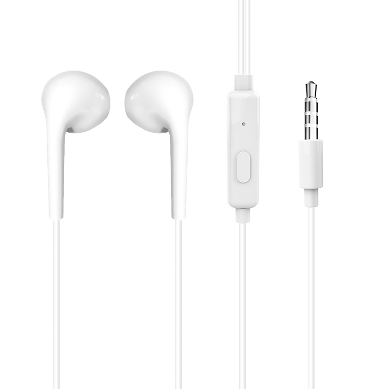 Słuchawki przewodowe douszne X10S mini jack 3.5mm 1.15m – białe Słuchawki przewodowe douszne X10S mini jack 3.5mm 1.15m – białe