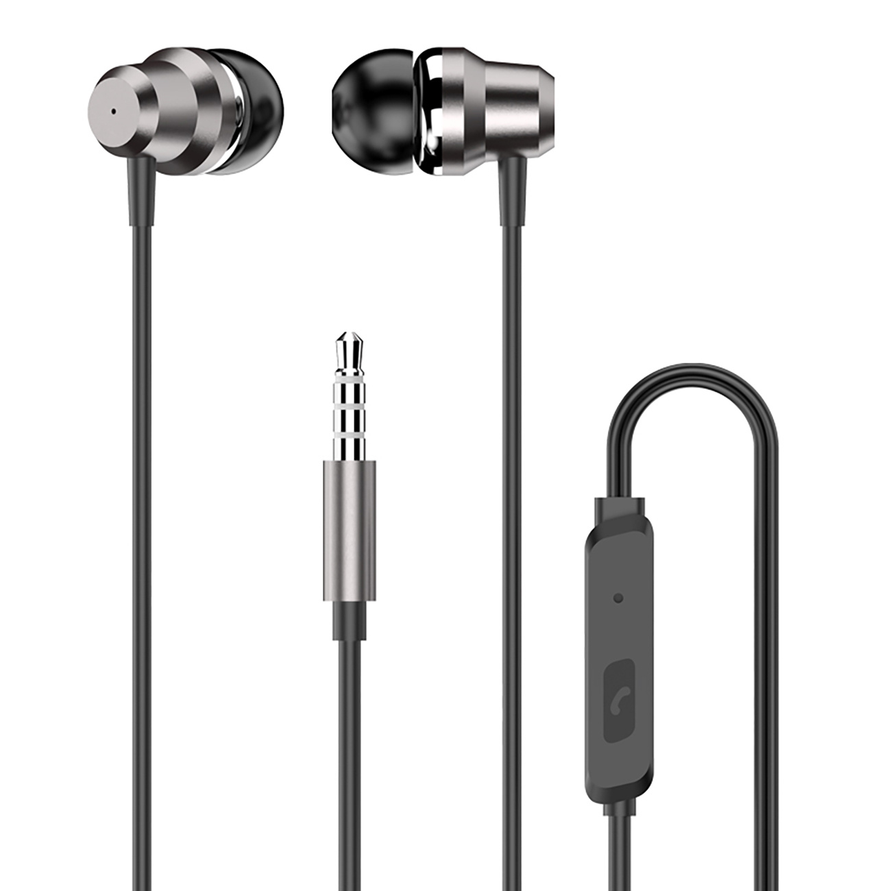 Słuchawki przewodowe dokanałowe X10PRO mini jack 3.5mm – czarne