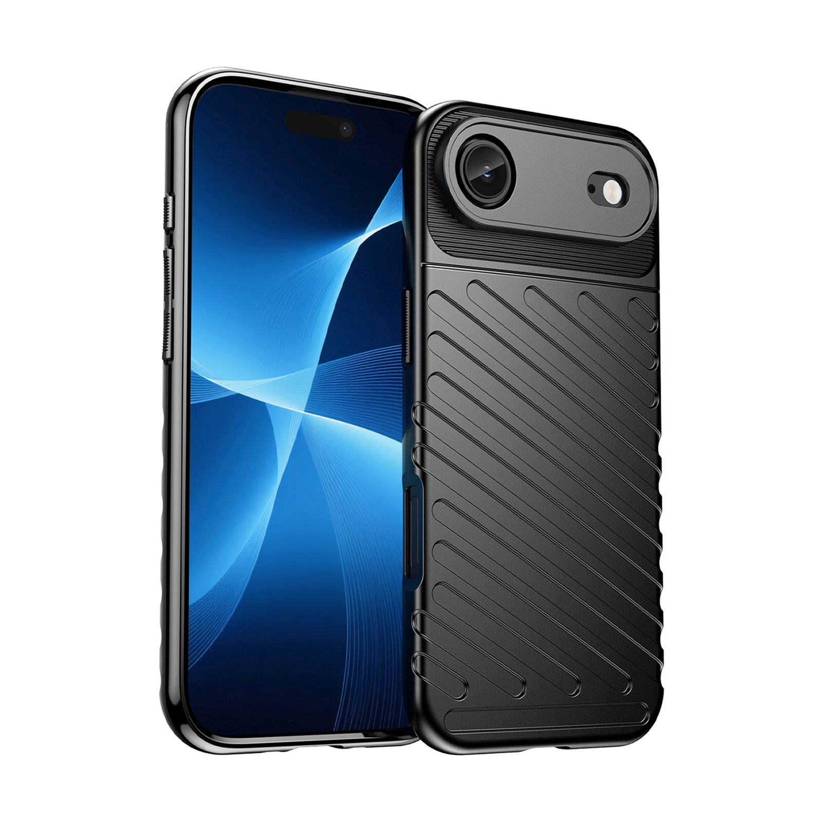 Etui pokrowiec plecki na iPhone 17 Air Thunder Case – czarne