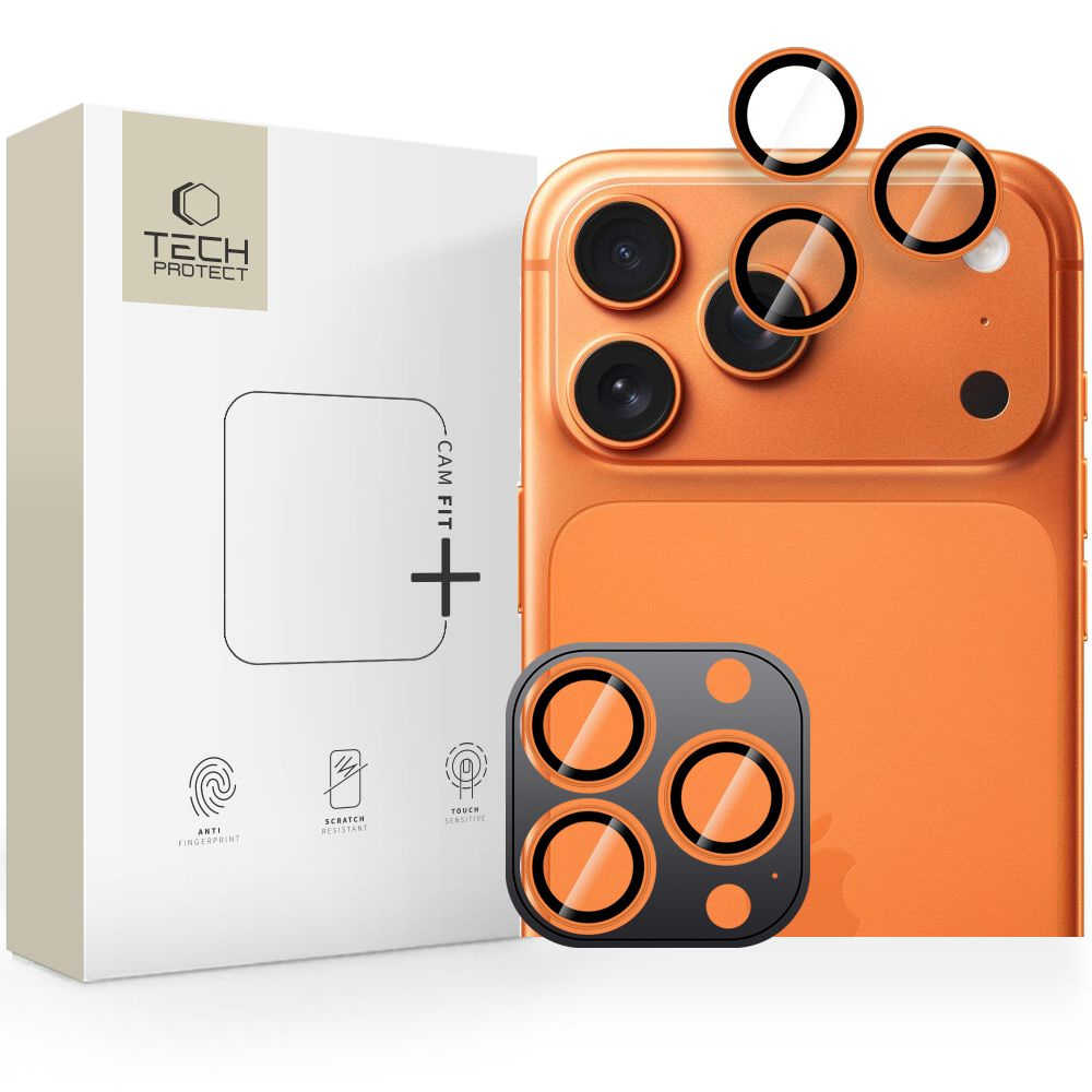 Osłona aparatu na iPhone 14 Pro / Max / 15 Pro / Max / 16 Pro / Max / 17 Pro / Max – pomarańczowa Osłona aparatu na iPhone 14 Pro / Max / 15 Pro / Max / 16 Pro / Max / 17 Pro / Max – pomarańczowa