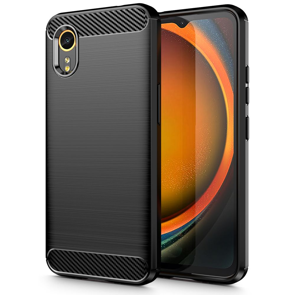 Etui case plecki na Samsung Galaxy XCover 7 TPUCarbon – czarne