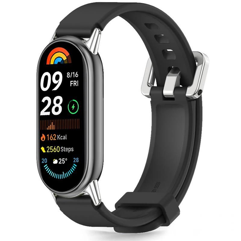Pasek na Xiaomi Smart Band 8 / 9 / 10 / NFC IconBand Classic – czarny