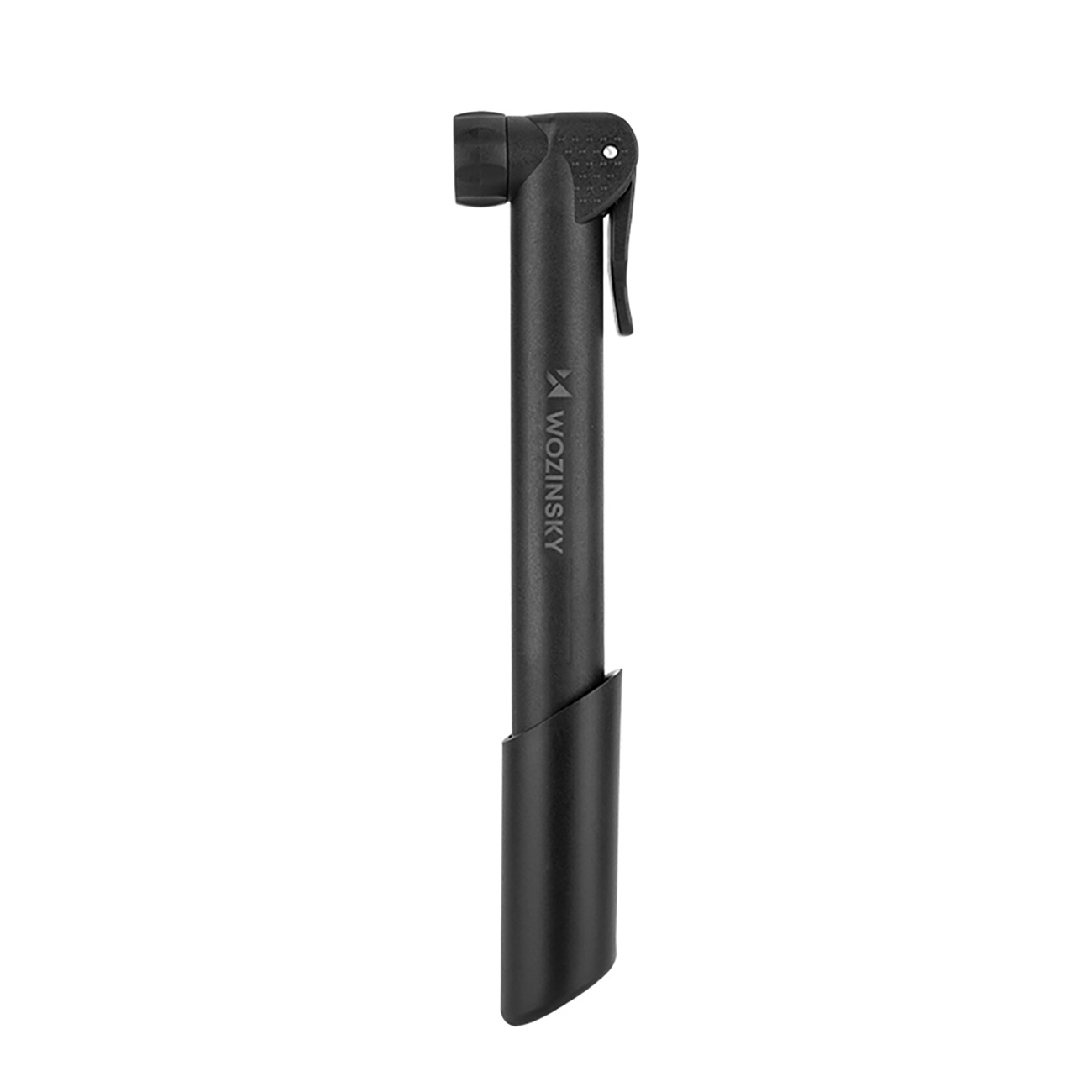 Pompka rowerowa ręczna kompaktowa 80 PSI 5.5 bar – czarna Pompka rowerowa ręczna kompaktowa 80 PSI 5.5 bar – czarna