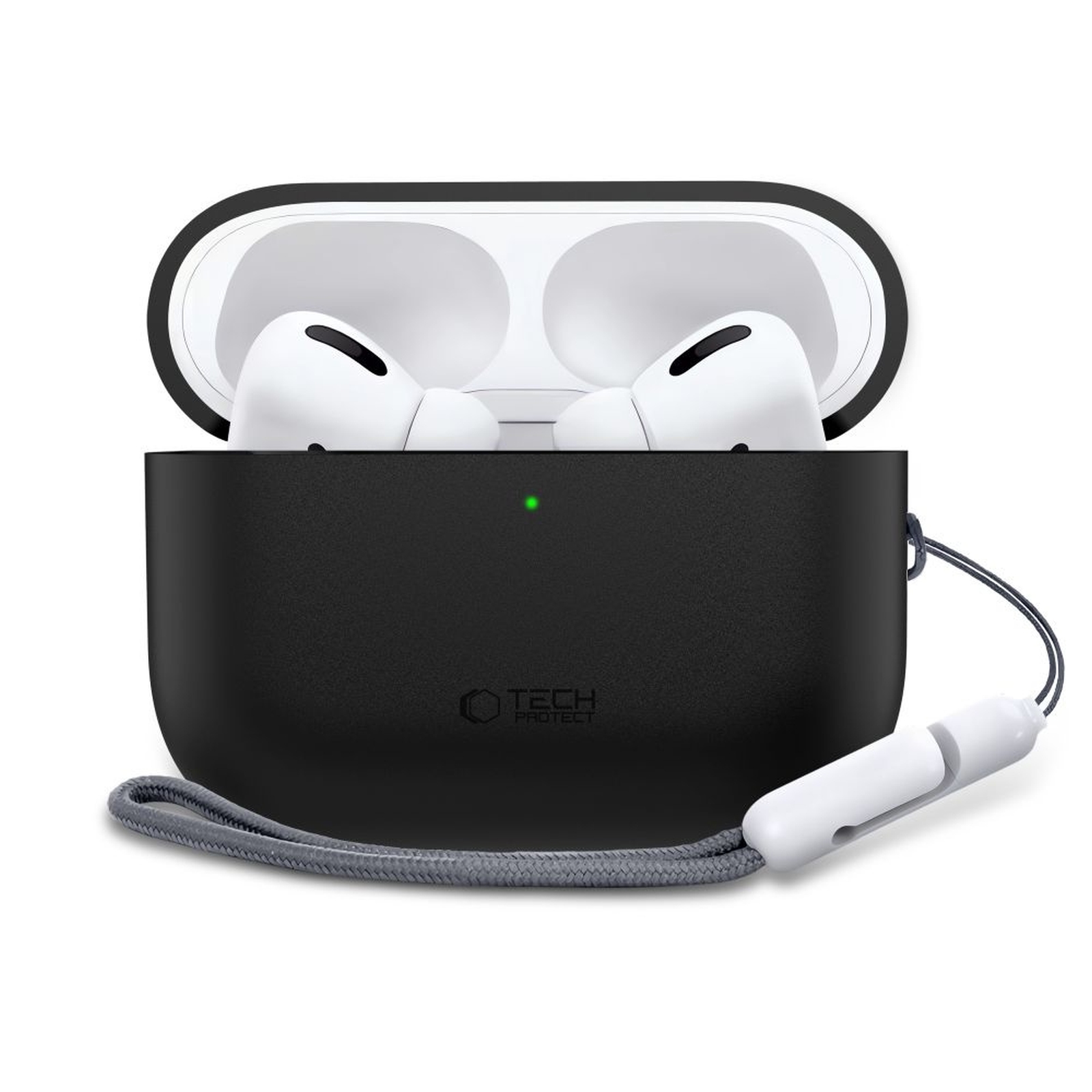 Etui ochronne silikonowe na słuchawki AirPods Pro 3 – czarne