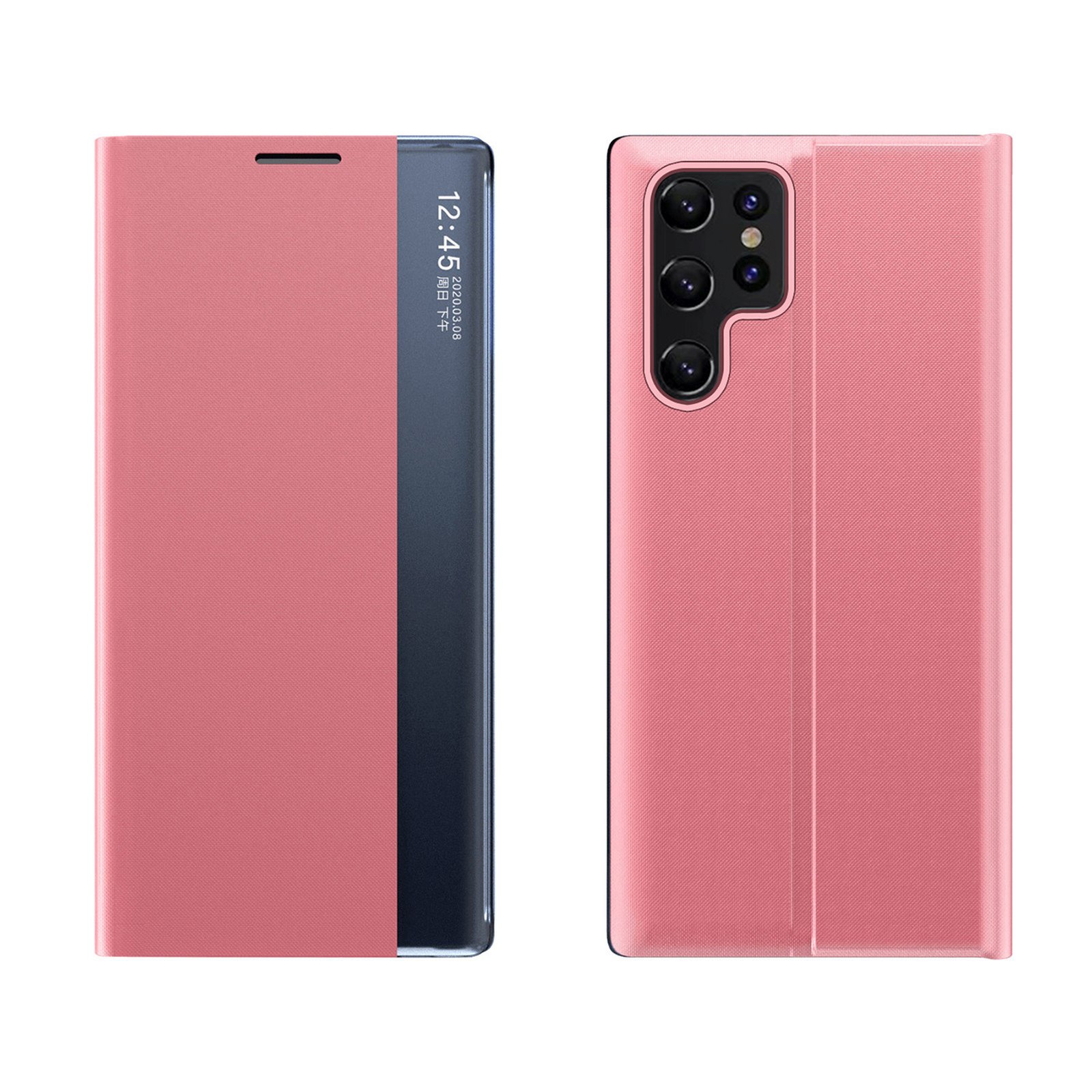 Etui pokrowiec z klapką i podstawką do Samsung Galaxy S24 FE New Sleep Case – różowy Etui pokrowiec z klapką i podstawką do Samsung Galaxy S24 FE New Sleep Case – różowy