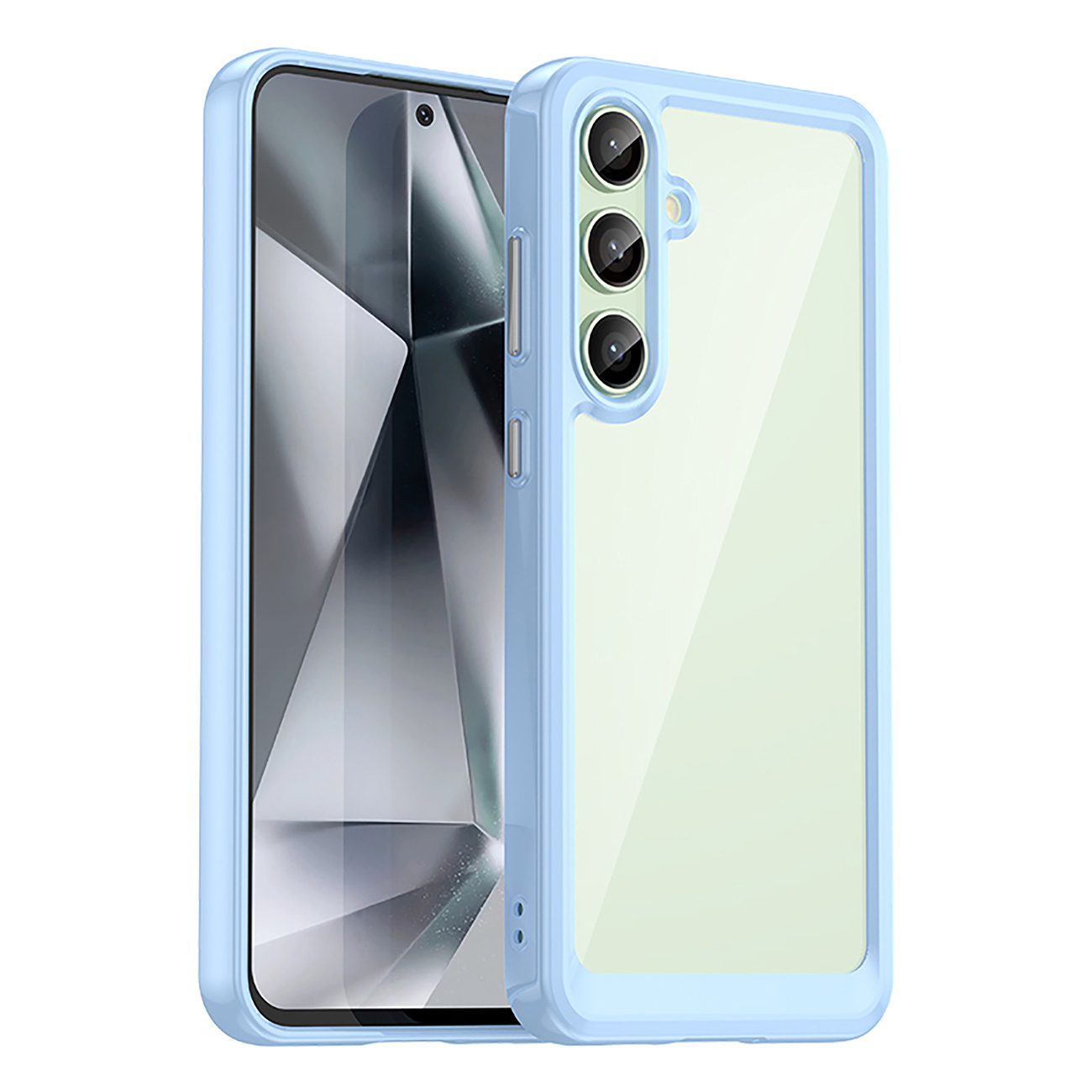 Etui silikonowe z żelową ramką do Samsung Galaxy S24 FE Outer Space Case – niebieski Etui silikonowe z żelową ramką do Samsung Galaxy S24 FE Outer Space Case – niebieski