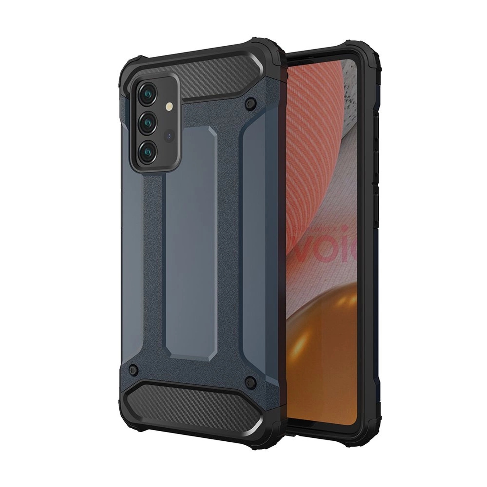 Pancerne hybrydowe etui pokrowiec na Samsung Galaxy A26 Hybrid Armor – niebieski