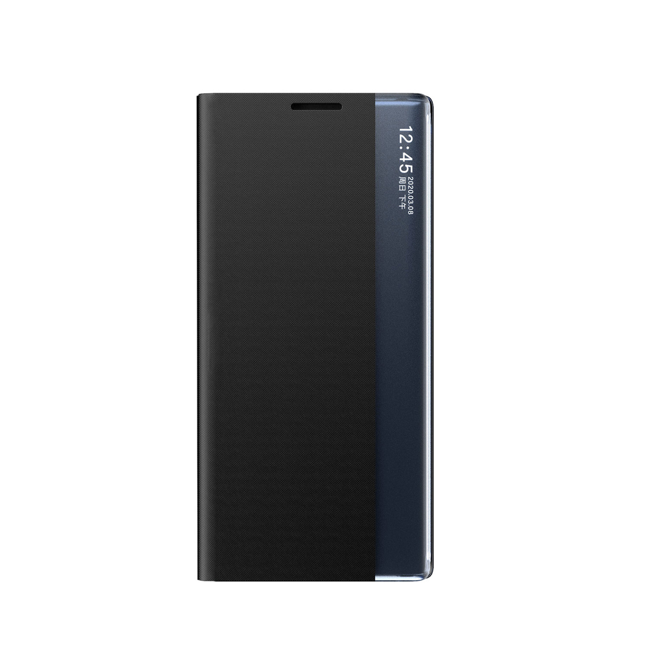 Etui pokrowiec z klapką podstawką na Samsung Galaxy A36 New Sleep Case – czarny