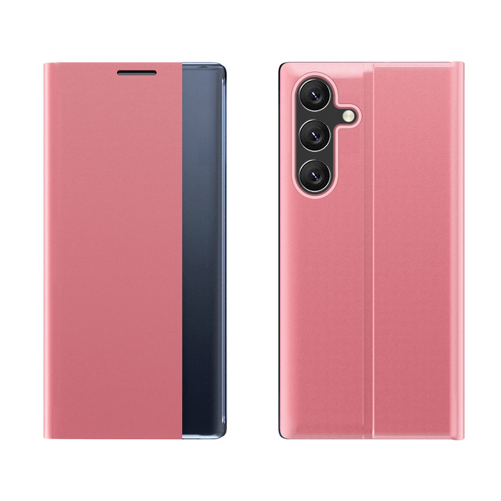 Etui pokrowiec z klapką podstawką na Samsung Galaxy A36 New Sleep Case – różowy
