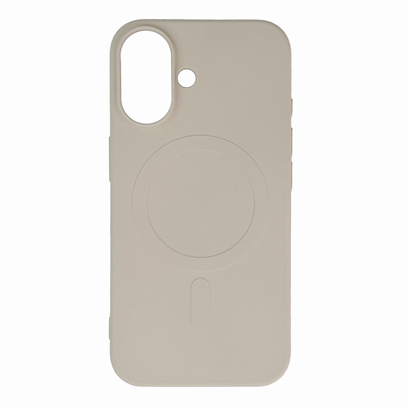 Etui plecki na iPhone 16e Liquid Silicone Case MagSafe – beżowe Etui plecki na iPhone 16e Liquid Silicone Case MagSafe – beżowe