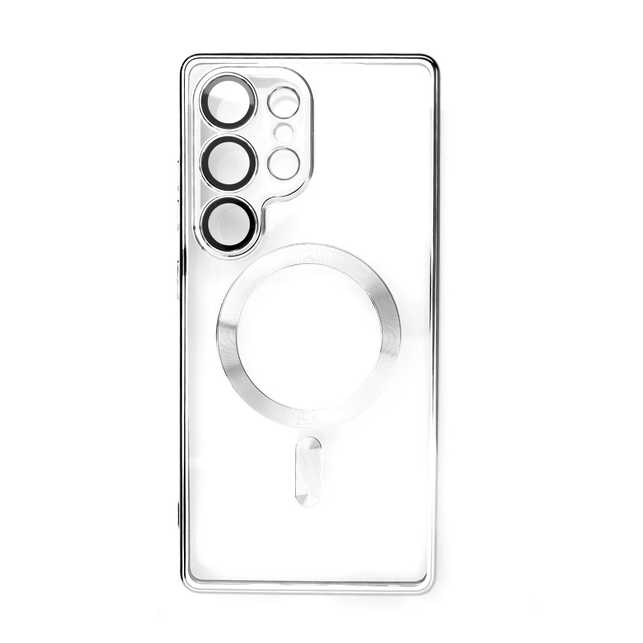 Etui galwanizowane na iPhone 16e Electroplated Case z MagSafe – srebrne Etui galwanizowane na iPhone 16e Electroplated Case z MagSafe – srebrne