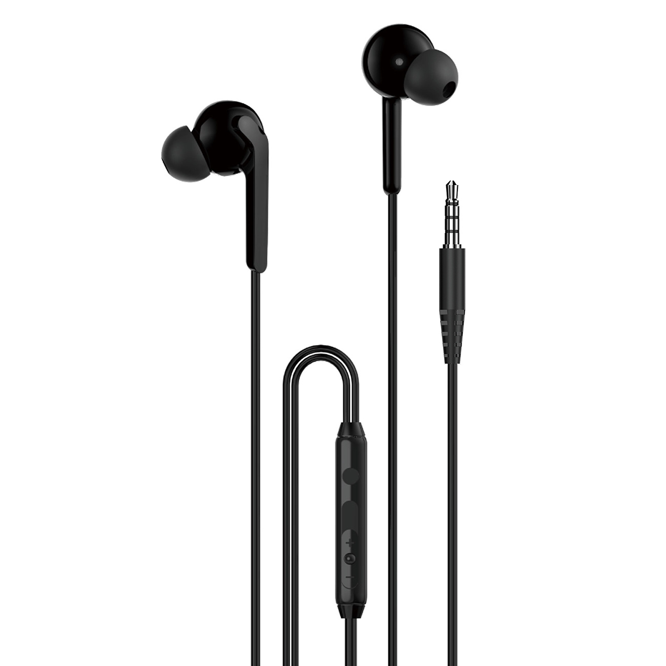 Słuchawki przewodowe dokanałowe X3+ USB-C – czarne