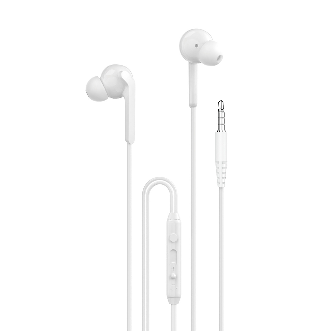 Słuchawki przewodowe dokanałowe X3+ USB-C – białe