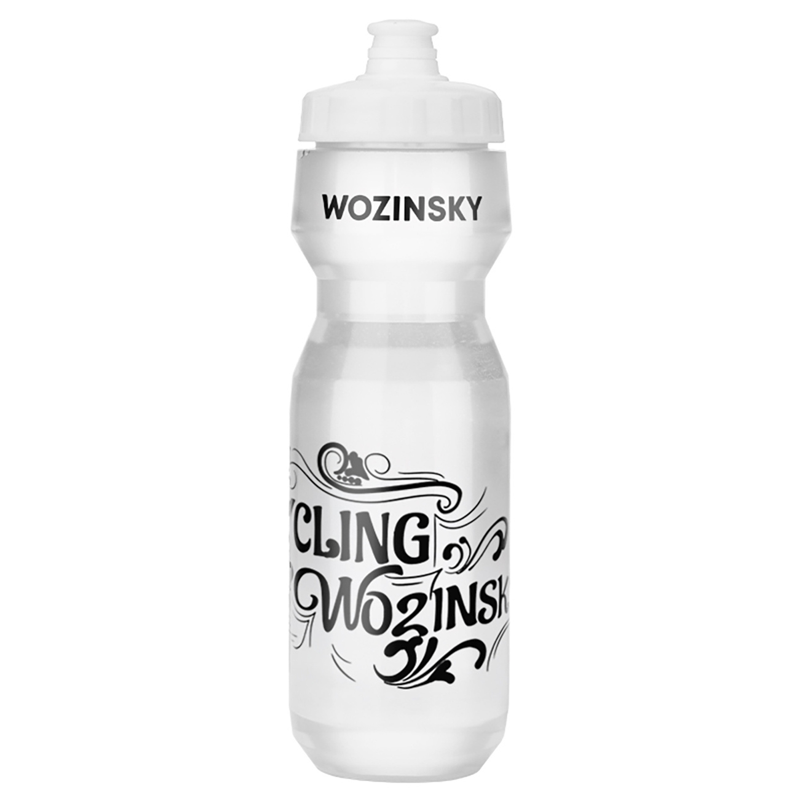 Bidon rowerowy butelka do wody napojów 750ml – transparentny Bidon rowerowy butelka do wody napojów 750ml – transparentny
