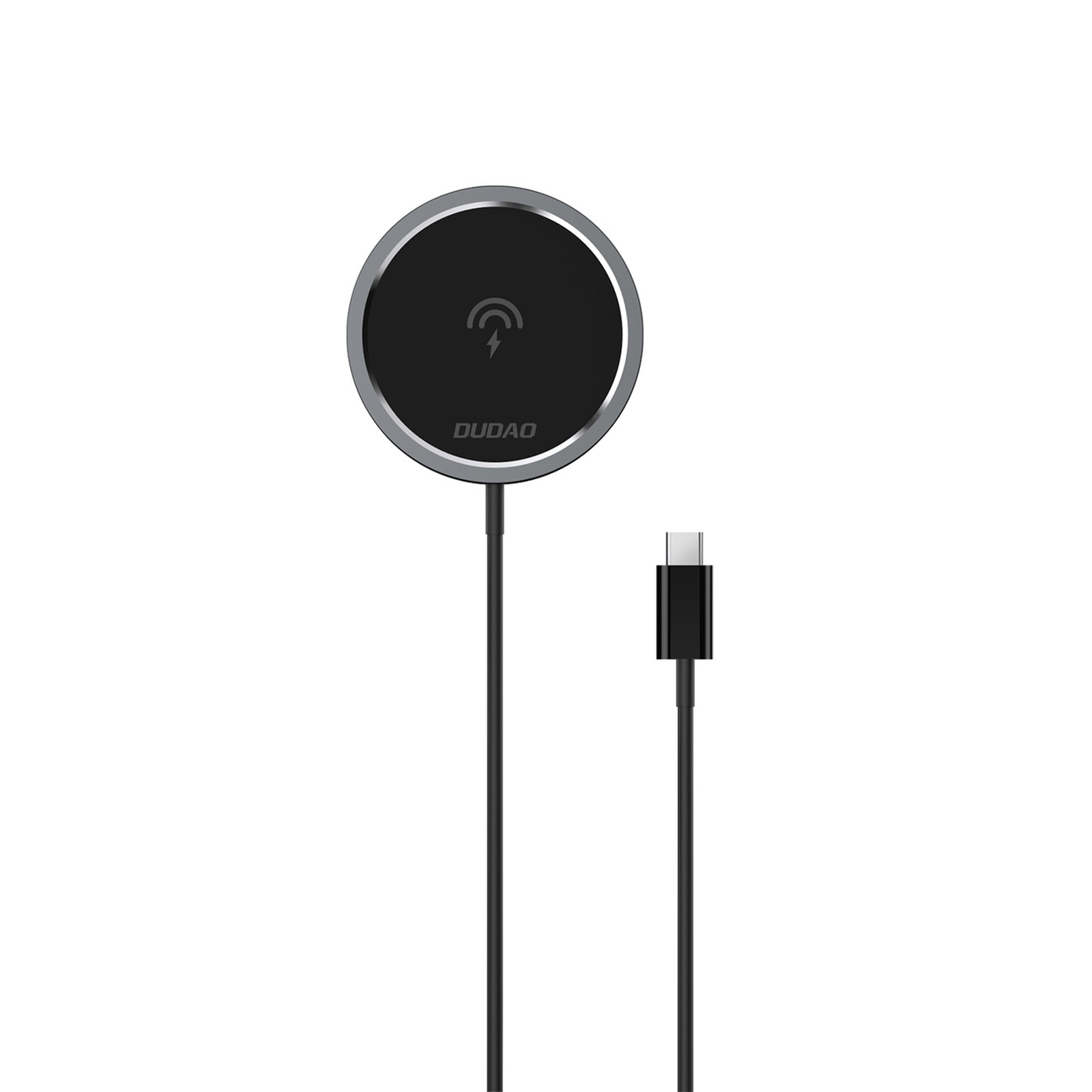 Ładowarka indukcyjna magnetyczna MagSafe 15W – czarna Ładowarka indukcyjna magnetyczna MagSafe 15W – czarna