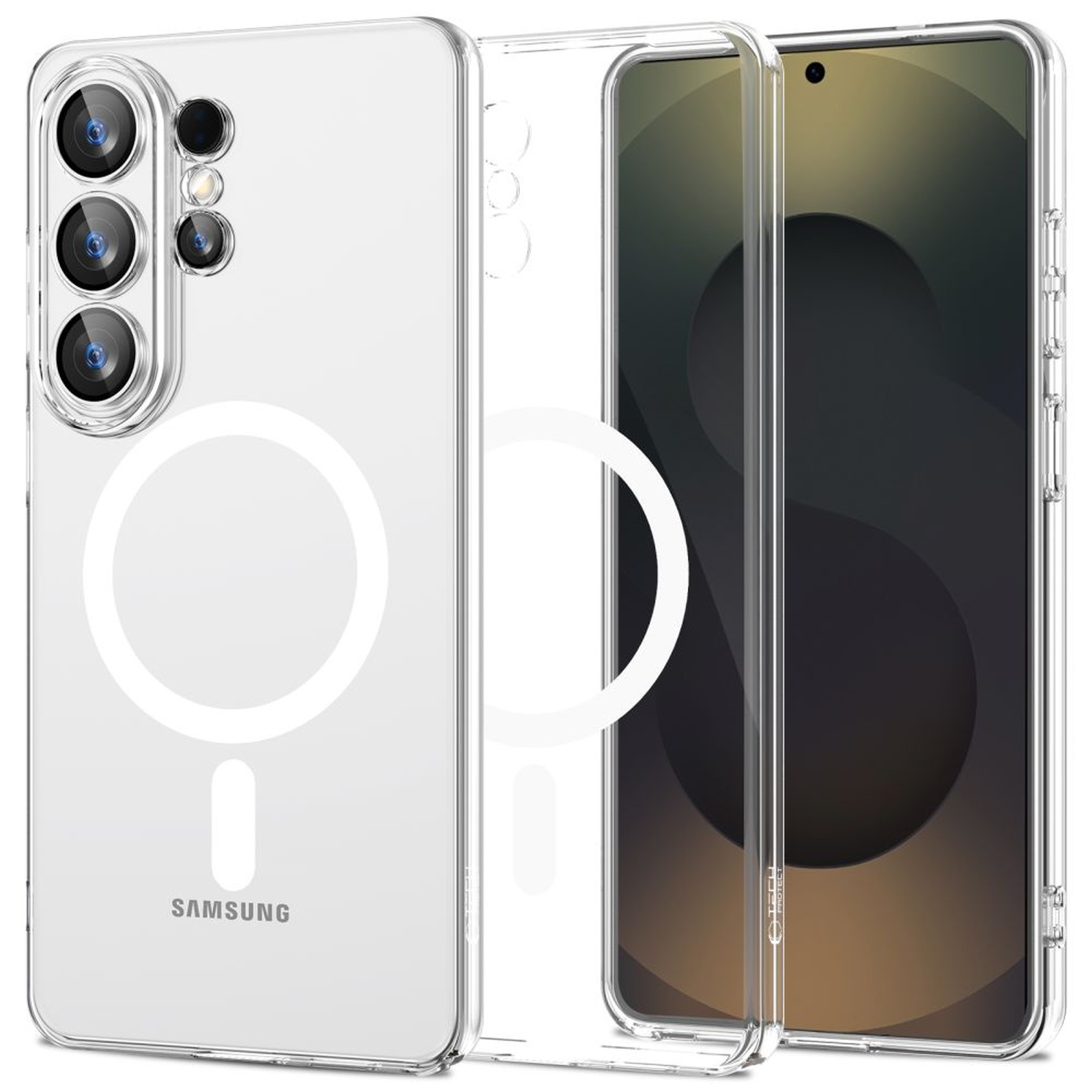 Etui pokrowiec case na Samsung Galaxy S26 Ultra FlexAir MagSafe – przezroczysty