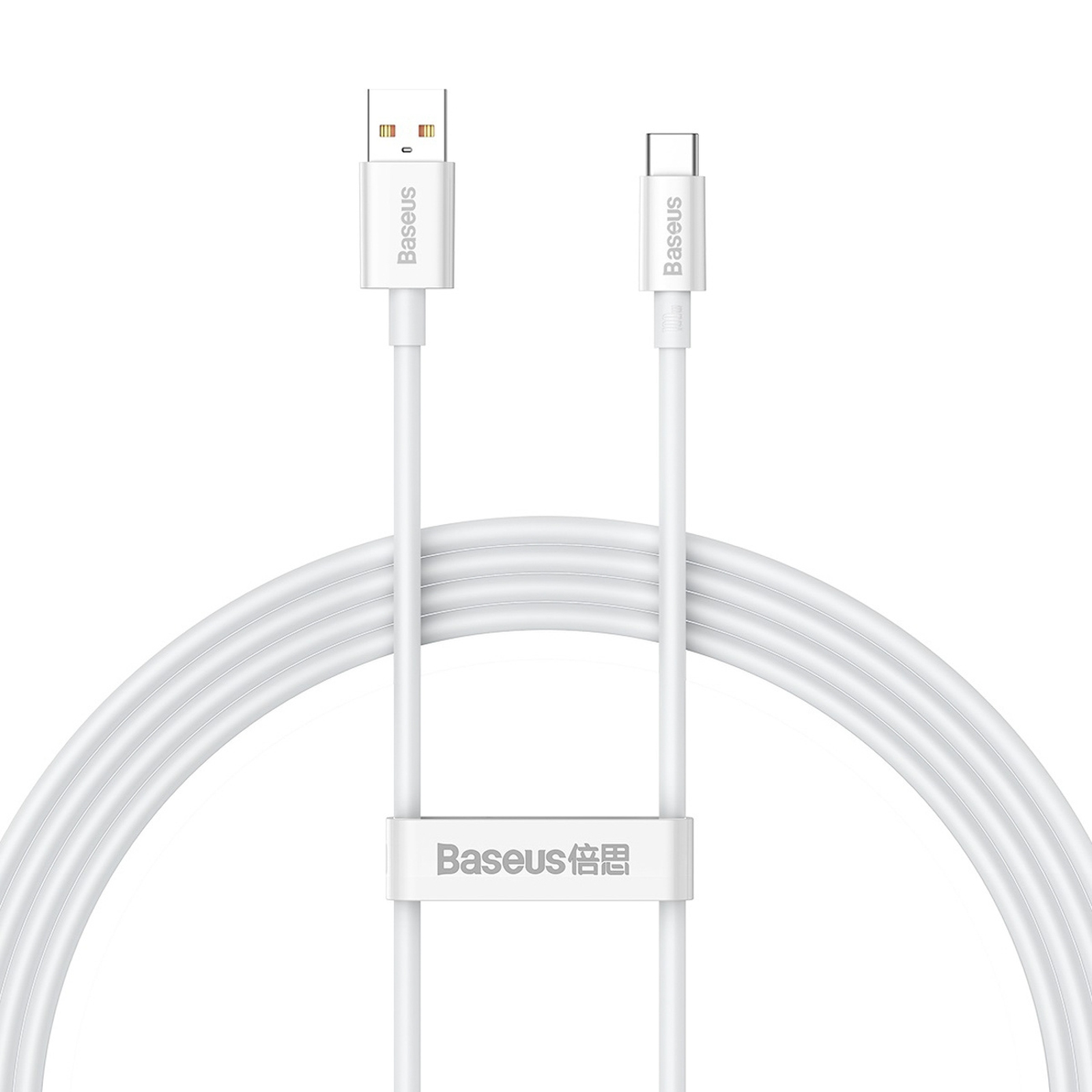 Kabel przewód USB-A – USB-C Superior Series 100W 1.5m – biały