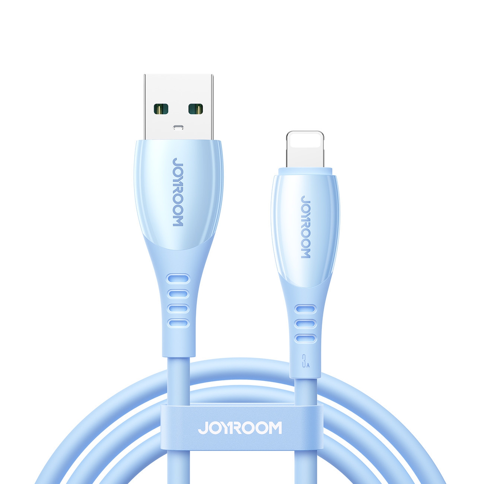 Kabel przewód USB-A – iPhone Lightning Vibrant Series 3A 1.2m – niebieski Kabel przewód USB-A – iPhone Lightning Vibrant Series 3A 1.2m – niebieski
