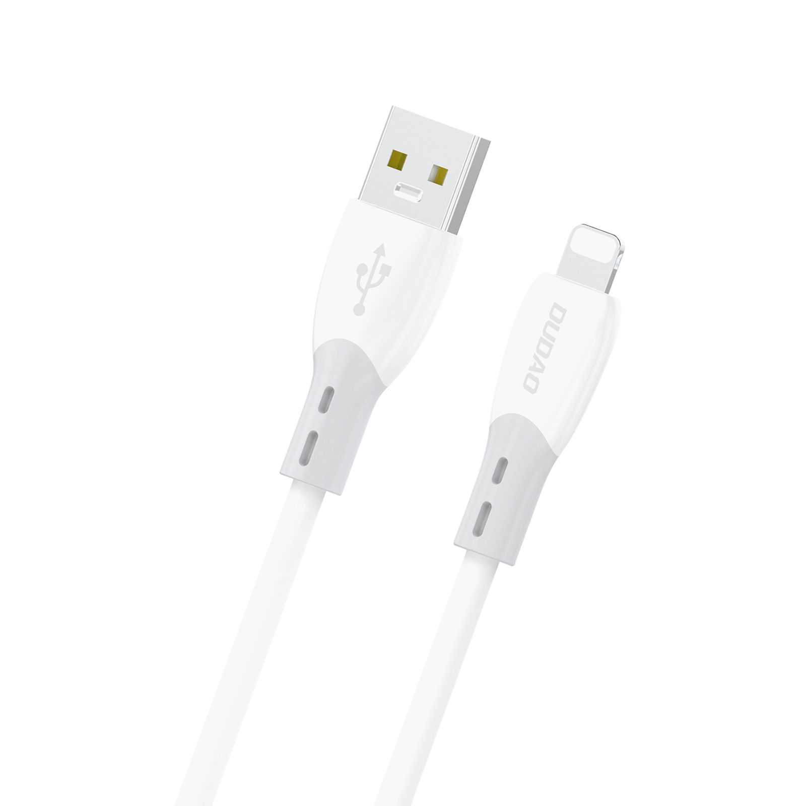 Kabel przewód z silikonowym oplotem USB-A – iPhone Lightning L25SL 30W 1m – biały Kabel przewód z silikonowym oplotem USB-A – iPhone Lightning L25SL 30W 1m – biały
