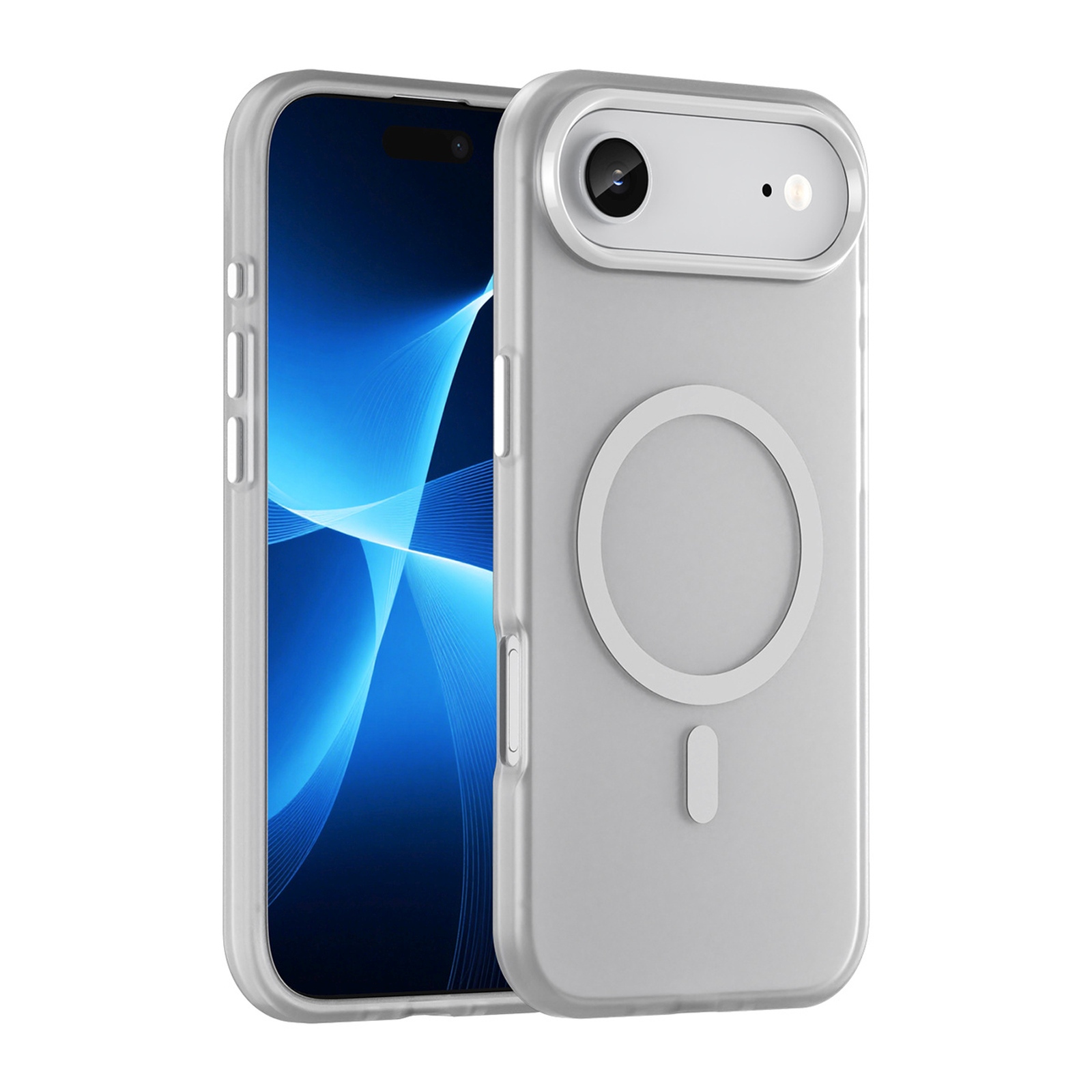 Etui pokrowiec na iPhone 17 Air Magnetic Abrasive MagSafe – matowe białe