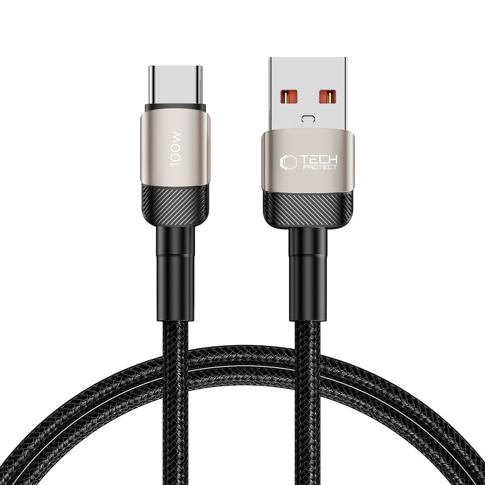 Kabel przewód USB-C – USB-A UltraBoost Evo 100W 5A 1m – tytanowy