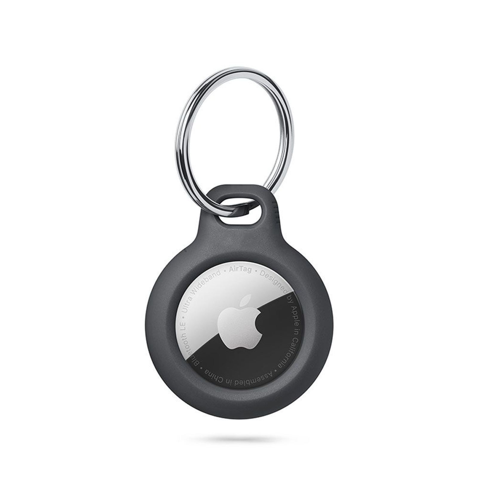 Etui brelok na lokalizator Apple AirTag z kółkiem – czarny Etui brelok na lokalizator Apple AirTag z kółkiem – czarny
