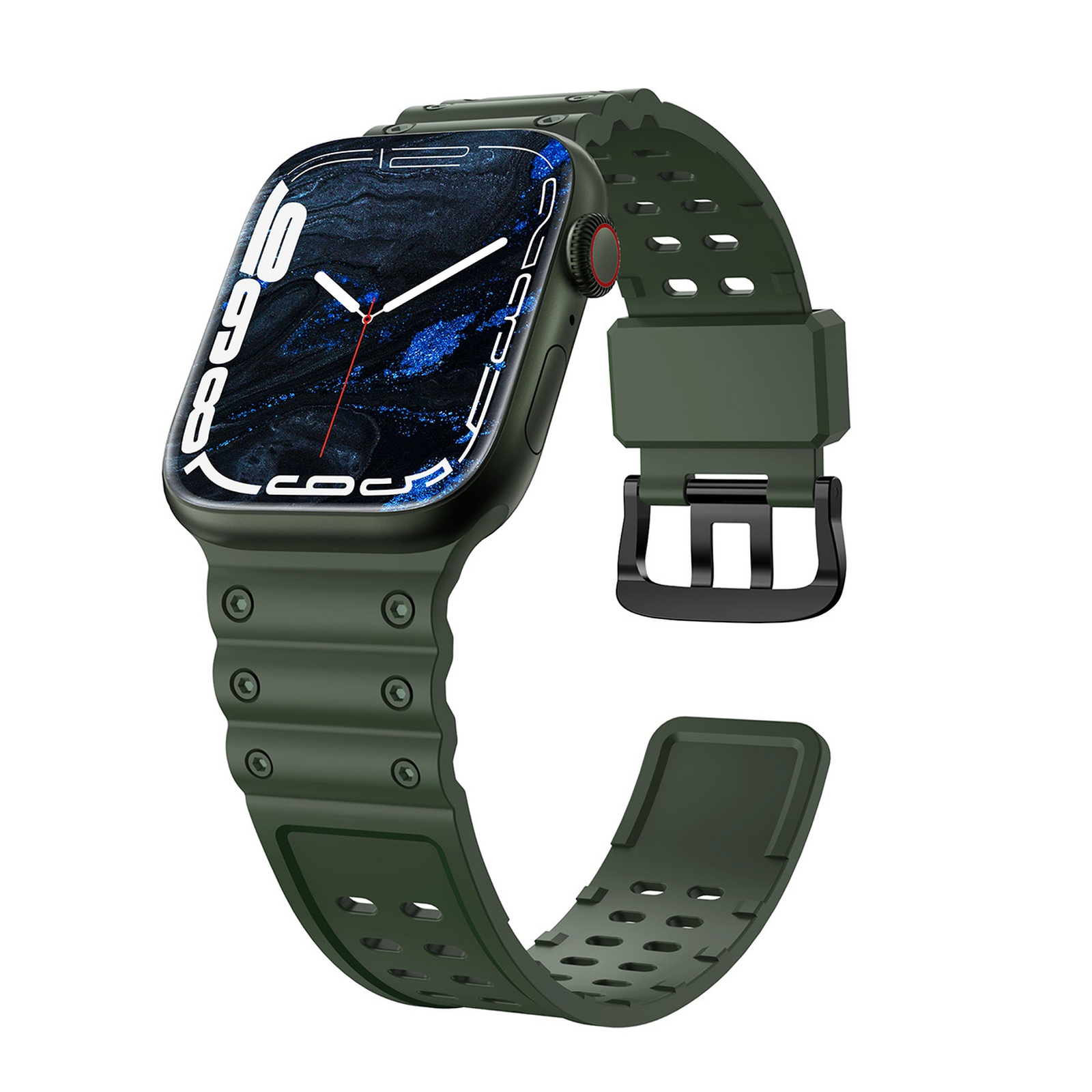 Pasek elastyczny do Apple Watch 38 / 40 / 41 mm – zielony