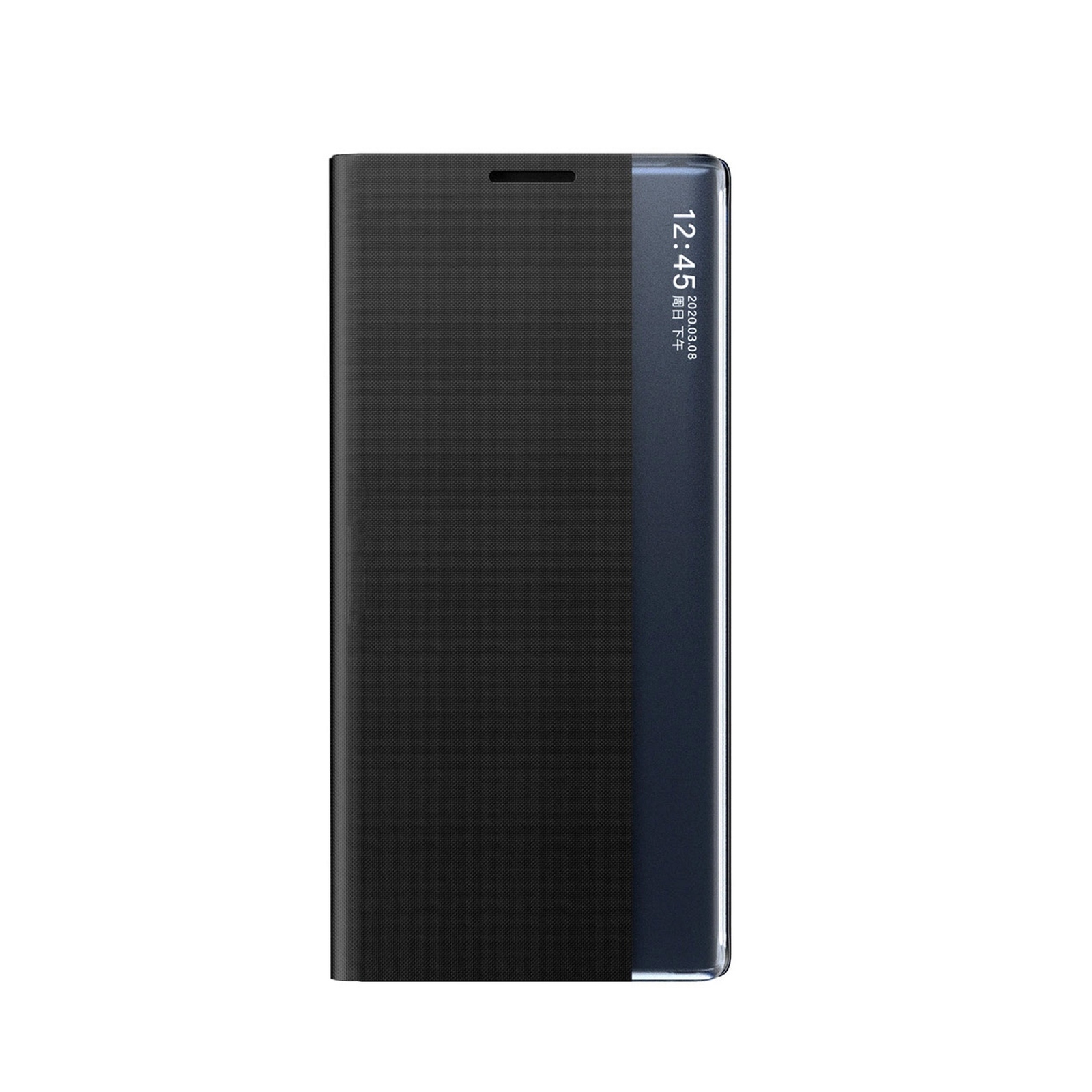 Etui pokrowiec z klapką i podstawką na Samsung Galaxy A35 New Sleep View Case – czarny Etui pokrowiec z klapką i podstawką na Samsung Galaxy A35 New Sleep View Case – czarny