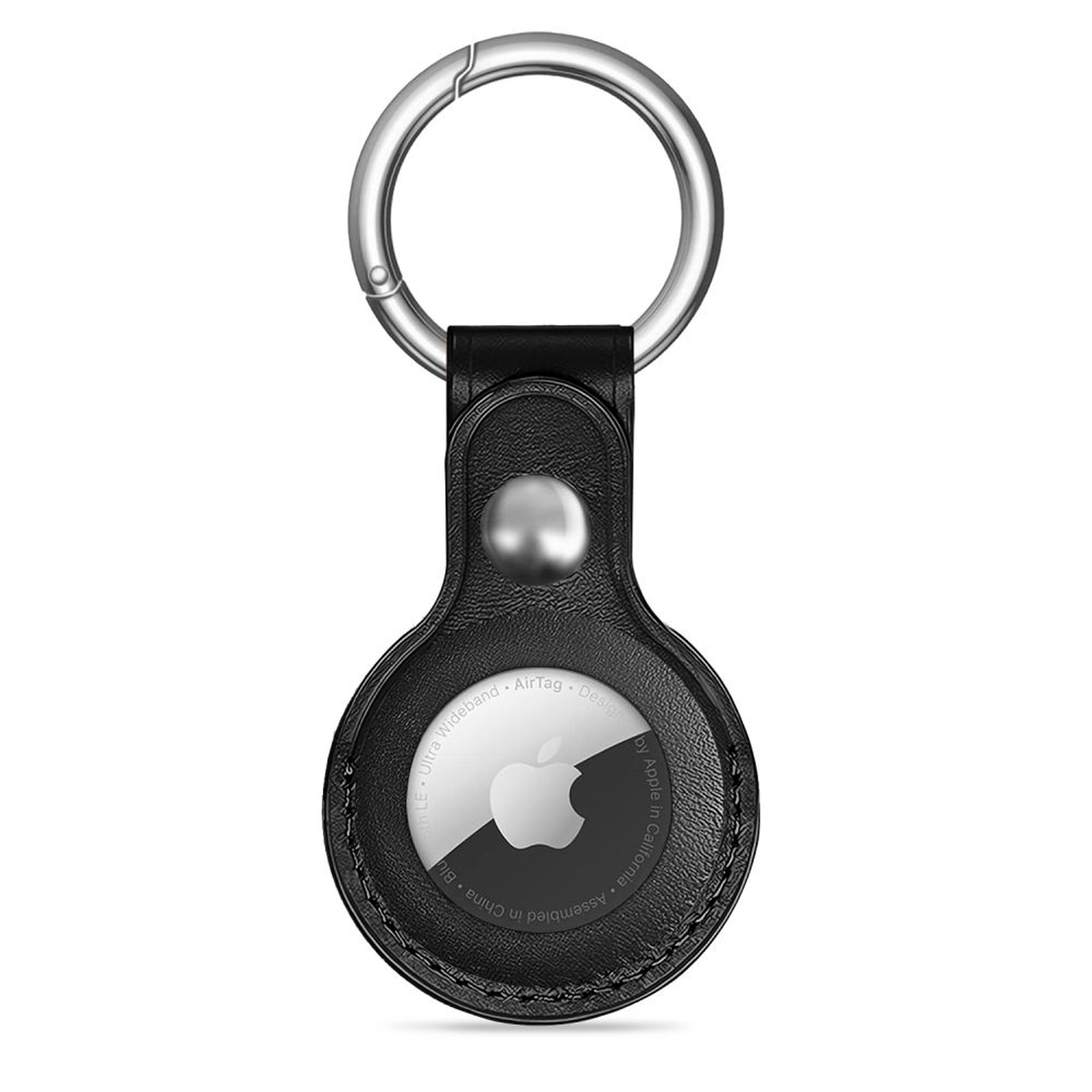 Etui brelok na lokalizator Apple AirTag 1 / 2 NaturalFit – czarny
