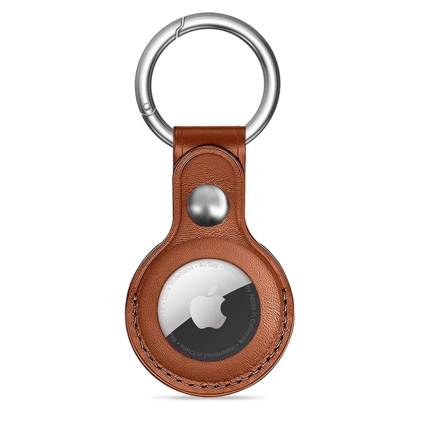 Etui brelok na lokalizator Apple AirTag 1 / 2 NaturalFit – brązowy Etui brelok na lokalizator Apple AirTag 1 / 2 NaturalFit – brązowy