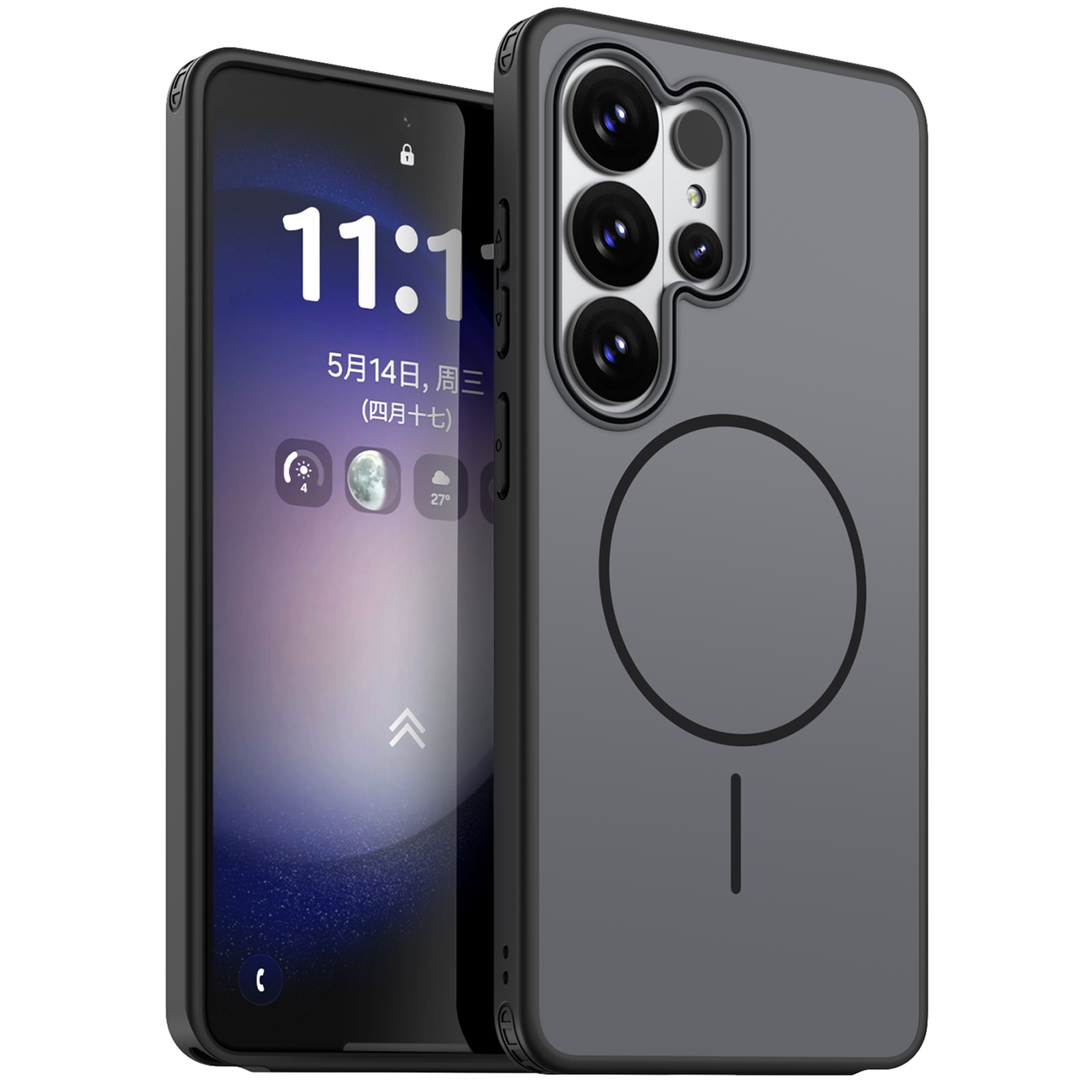 Etui pokrowiec na Samsung Galaxy S26 Ultra Hybrid Armor T – czarne Etui pokrowiec na Samsung Galaxy S26 Ultra Hybrid Armor T – czarne