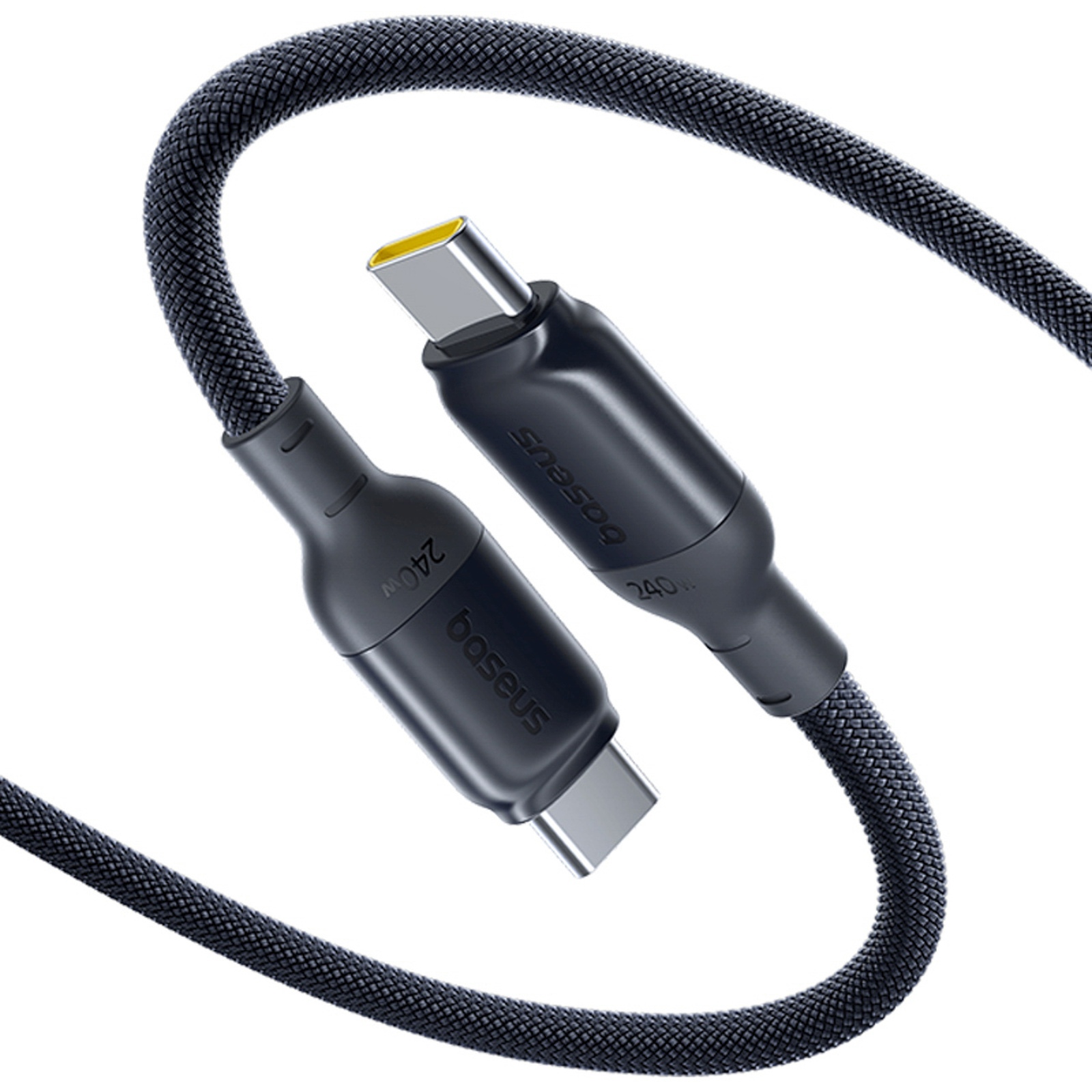 Kabel przewód USB-C PicoGo Fast Charging 240W 1m – czarny