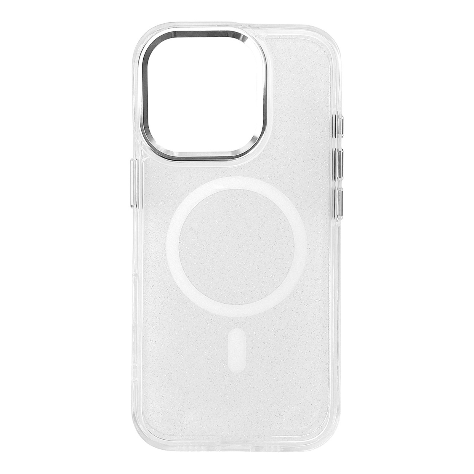 Etui pokrowiec na iPhone 16 Pro Glitter Case MagSafe – białe z brokatem Etui pokrowiec na iPhone 16 Pro Glitter Case MagSafe – białe z brokatem